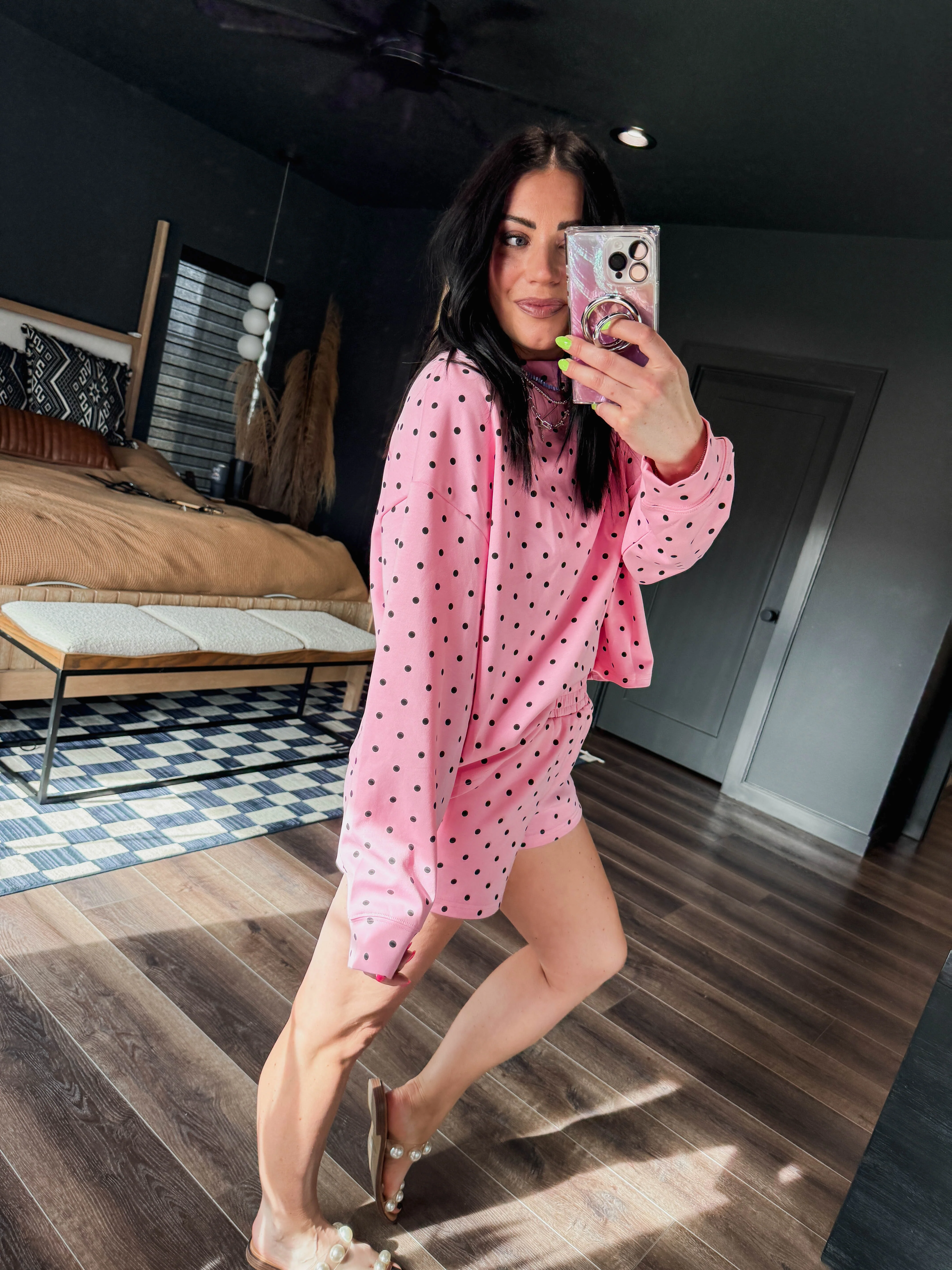 Pink Pop Polka Dot Pullover - Image 9