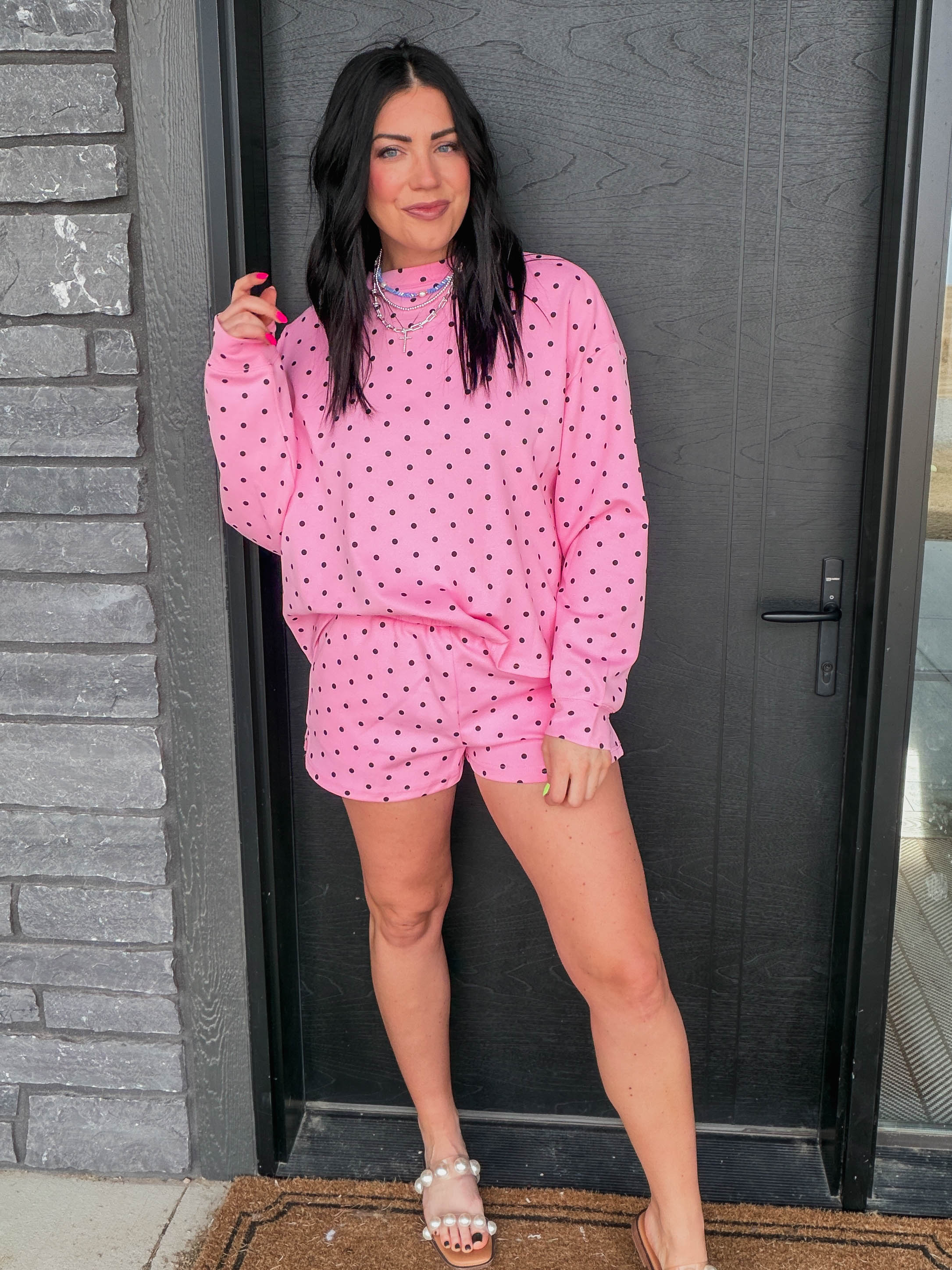 Pink Pop Polka Dot Shorts - Image 17