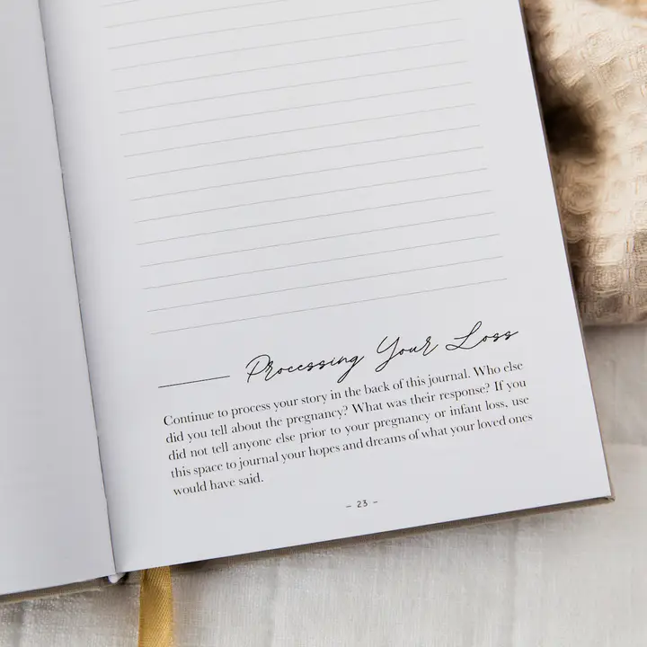Praying Scripture For Pregnancy And Infant Loss Journal - Image 3