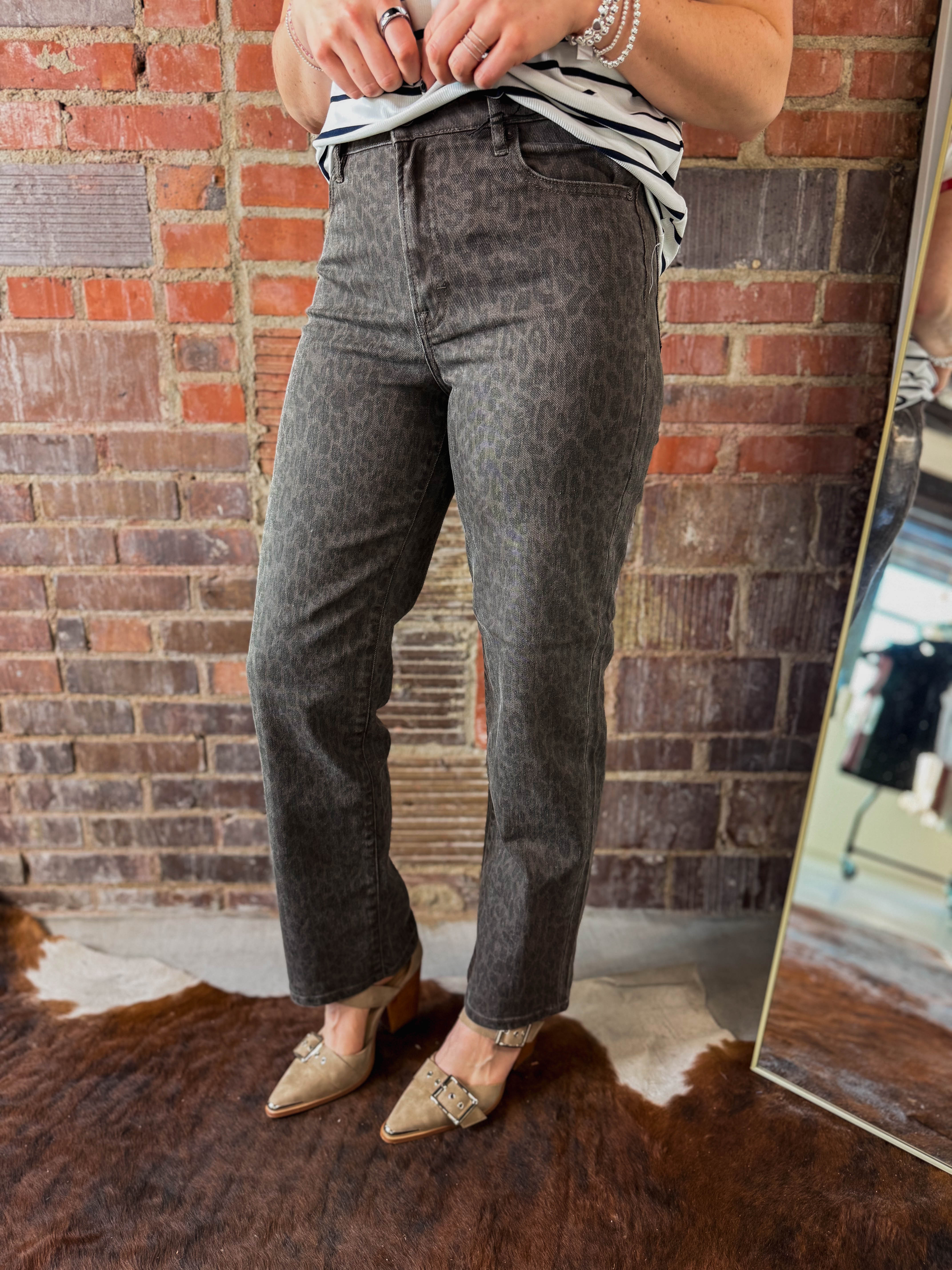 Statement Maker Leopard Denim - Image 3