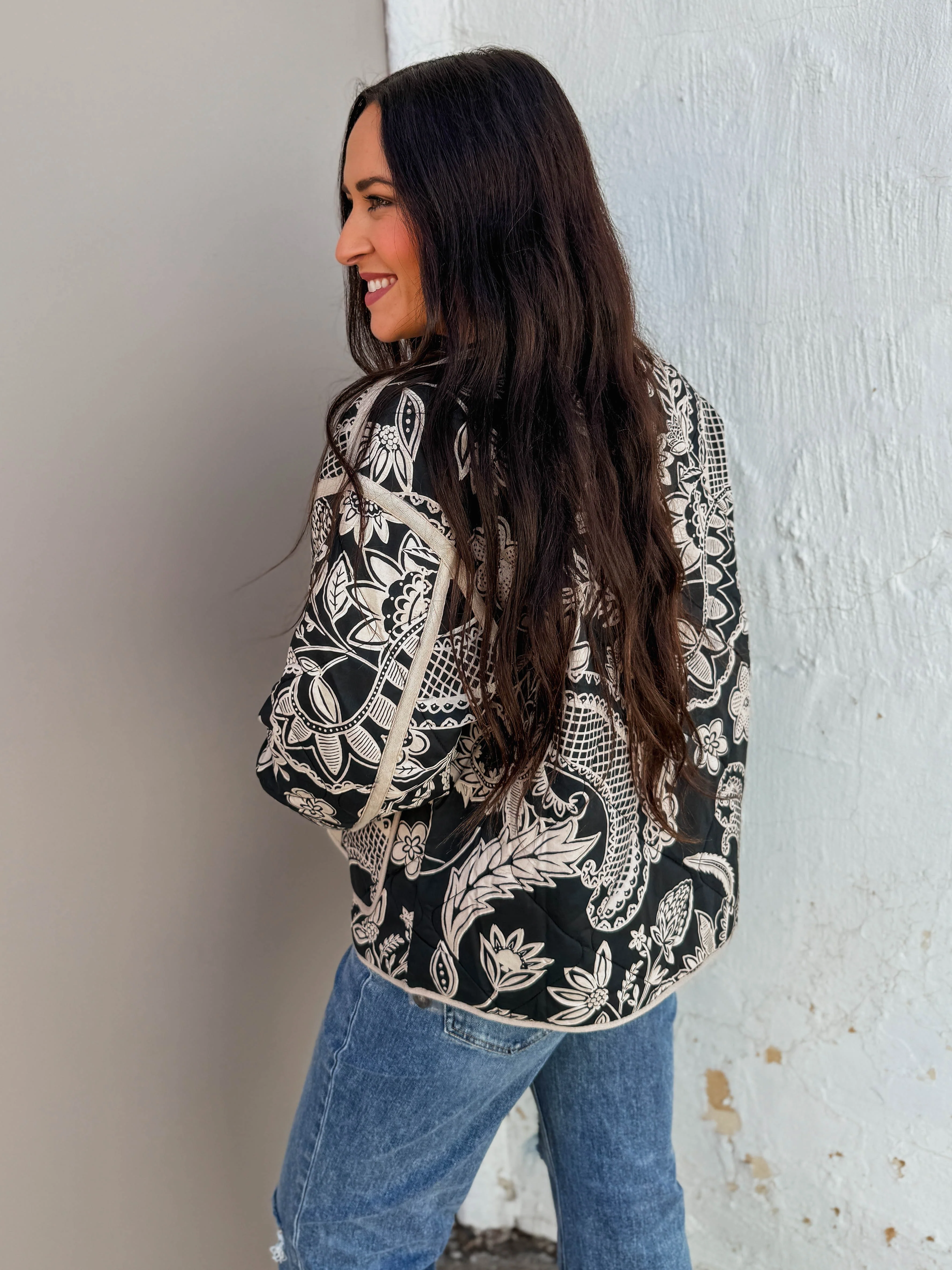 Paisley Quilted Jacket - Image 7