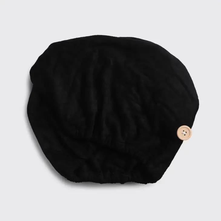 Quick Dry Hair Towel-Eco Black - Image 6