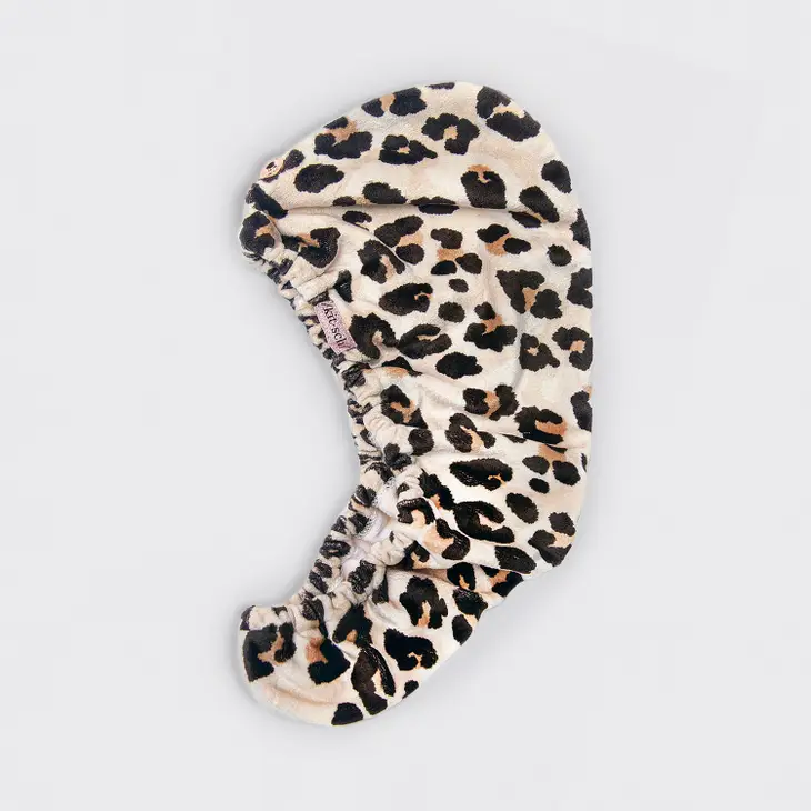 Quick Dry Hair Towel-Leopard - Image 2