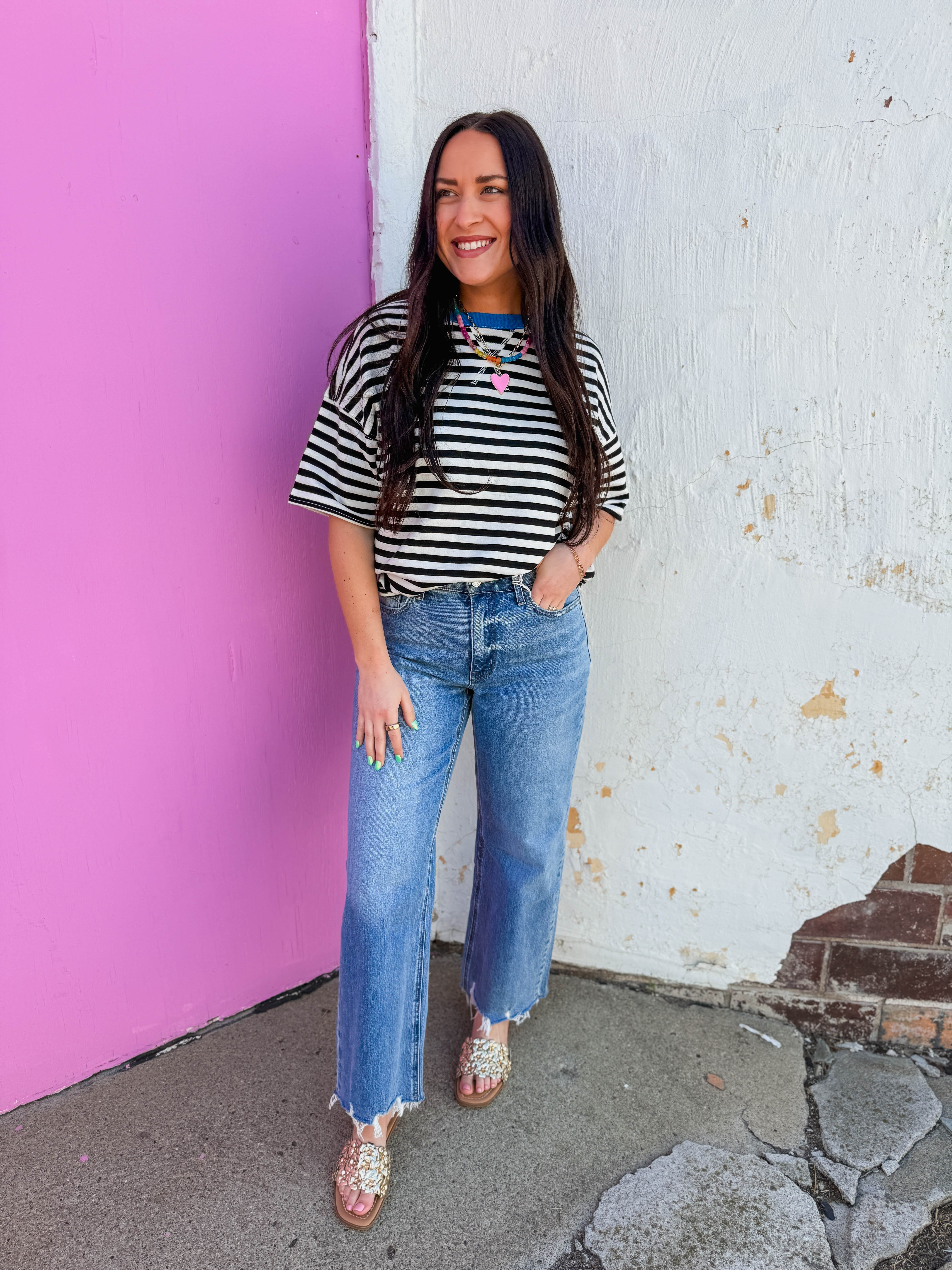 Quincy Striped Tee - Image 2