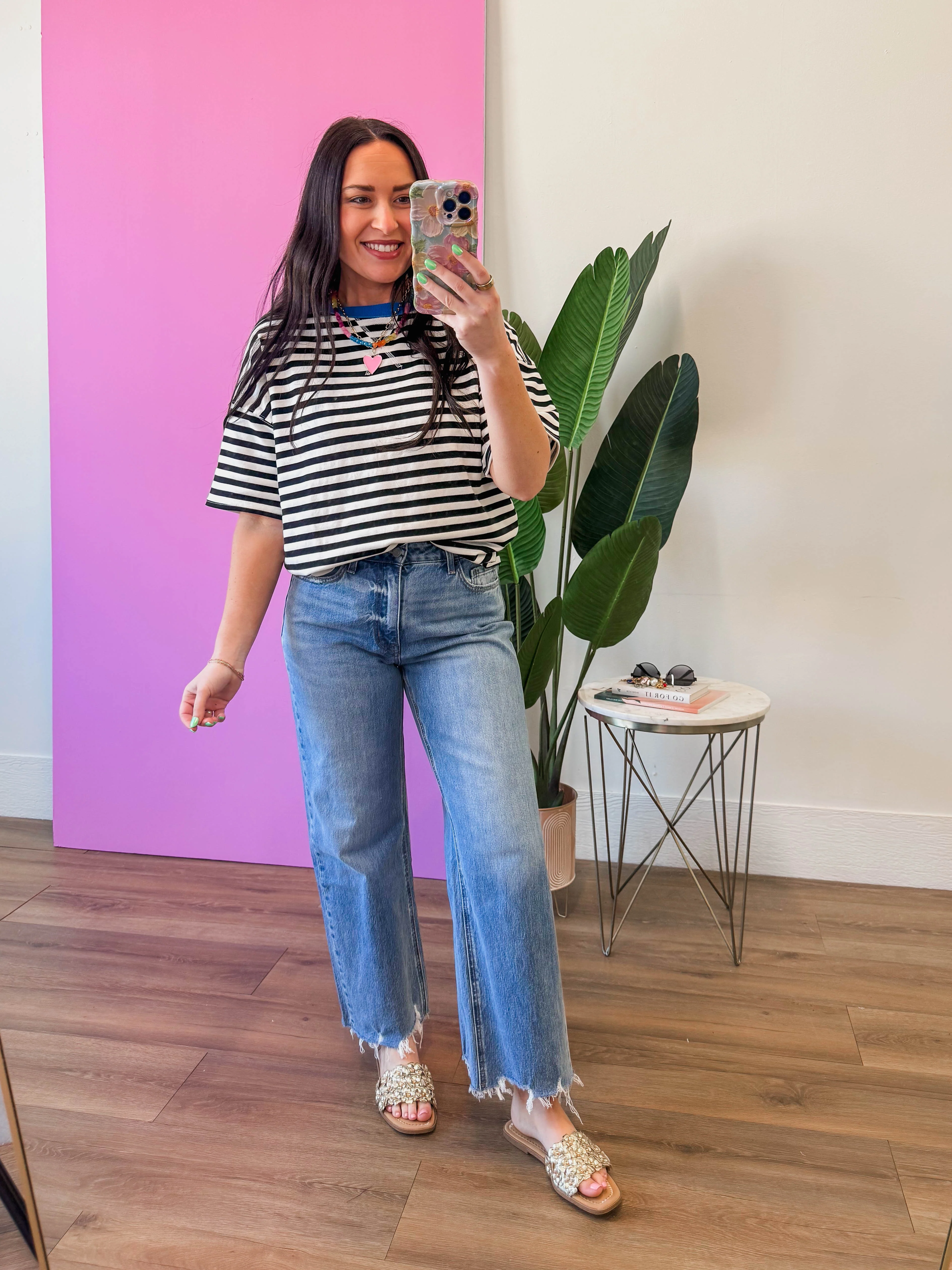 Quincy Striped Tee - Image 6
