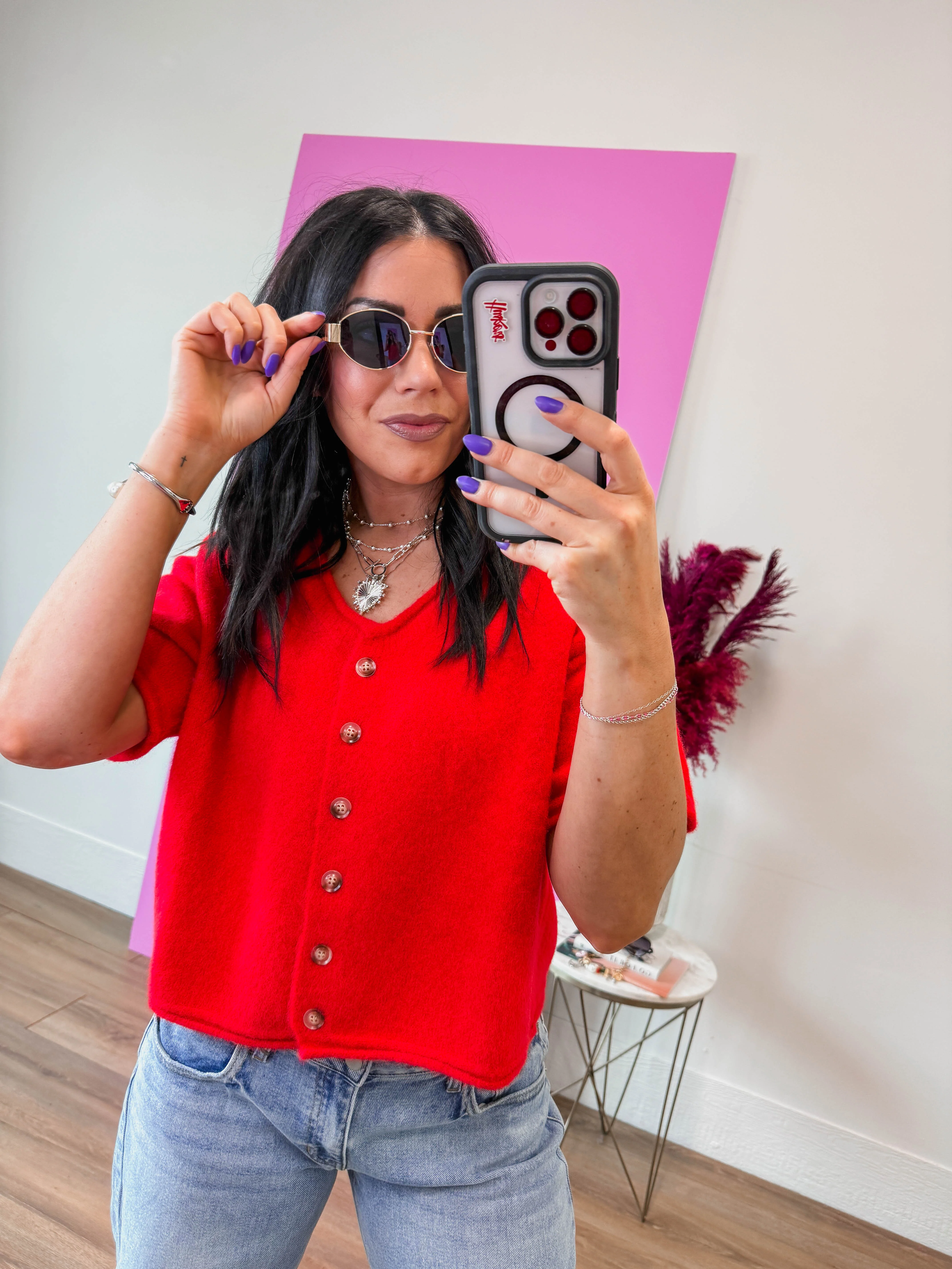 Quinn Sweater-Cherry - Image 9