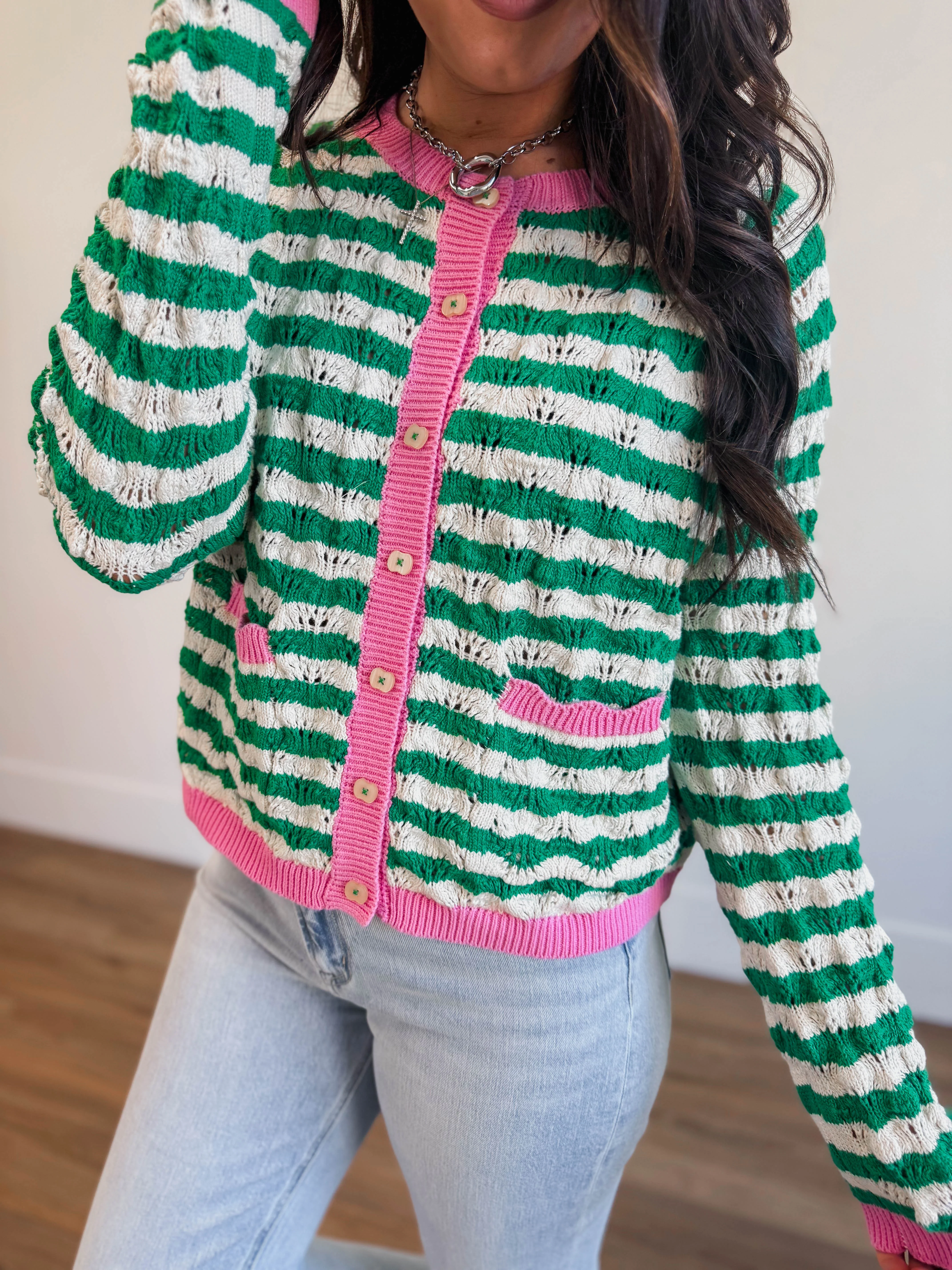 Raelee Striped Cardigan - Image 7