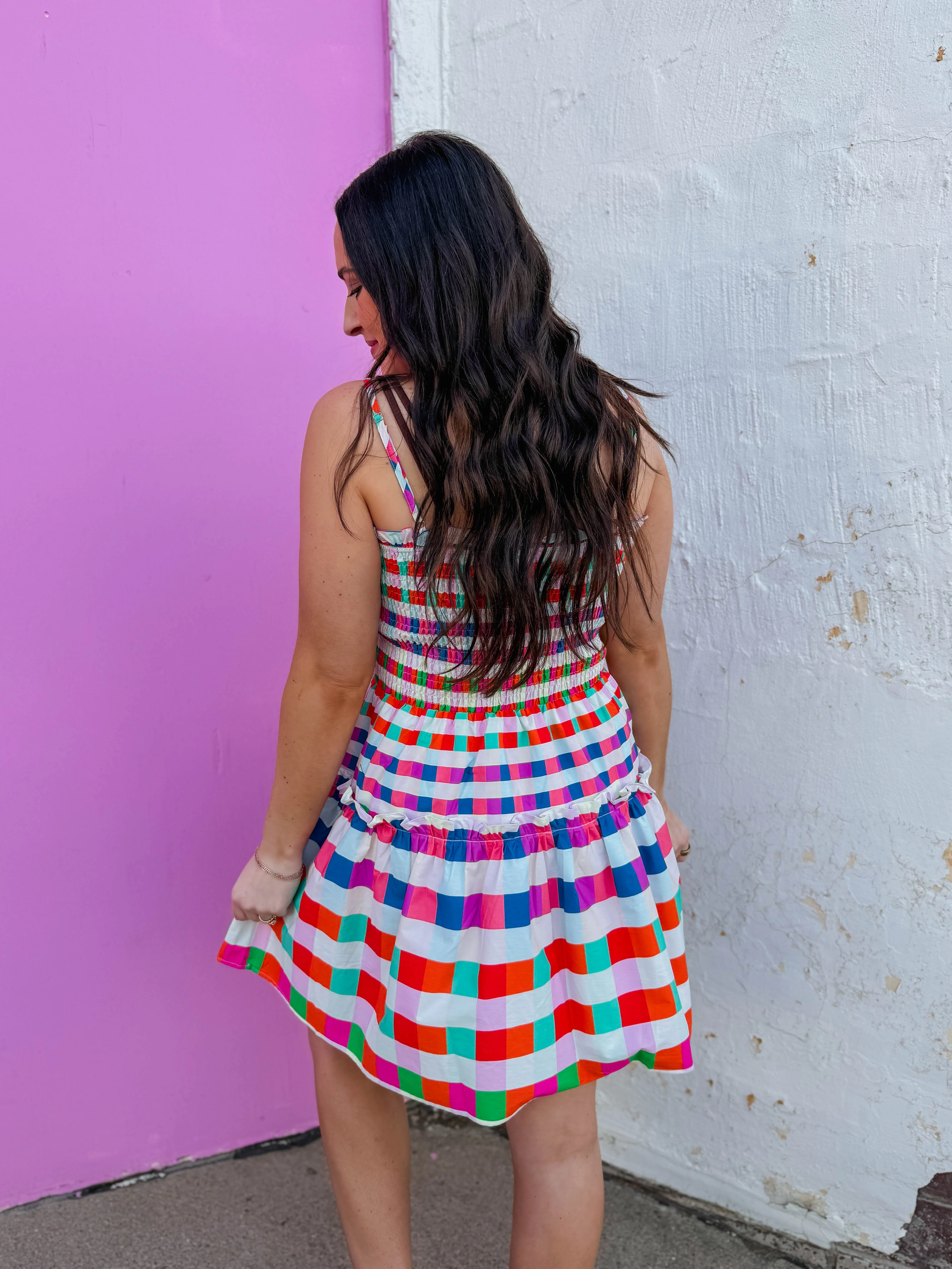 Rainbow Rush Mini Dress - Image 10