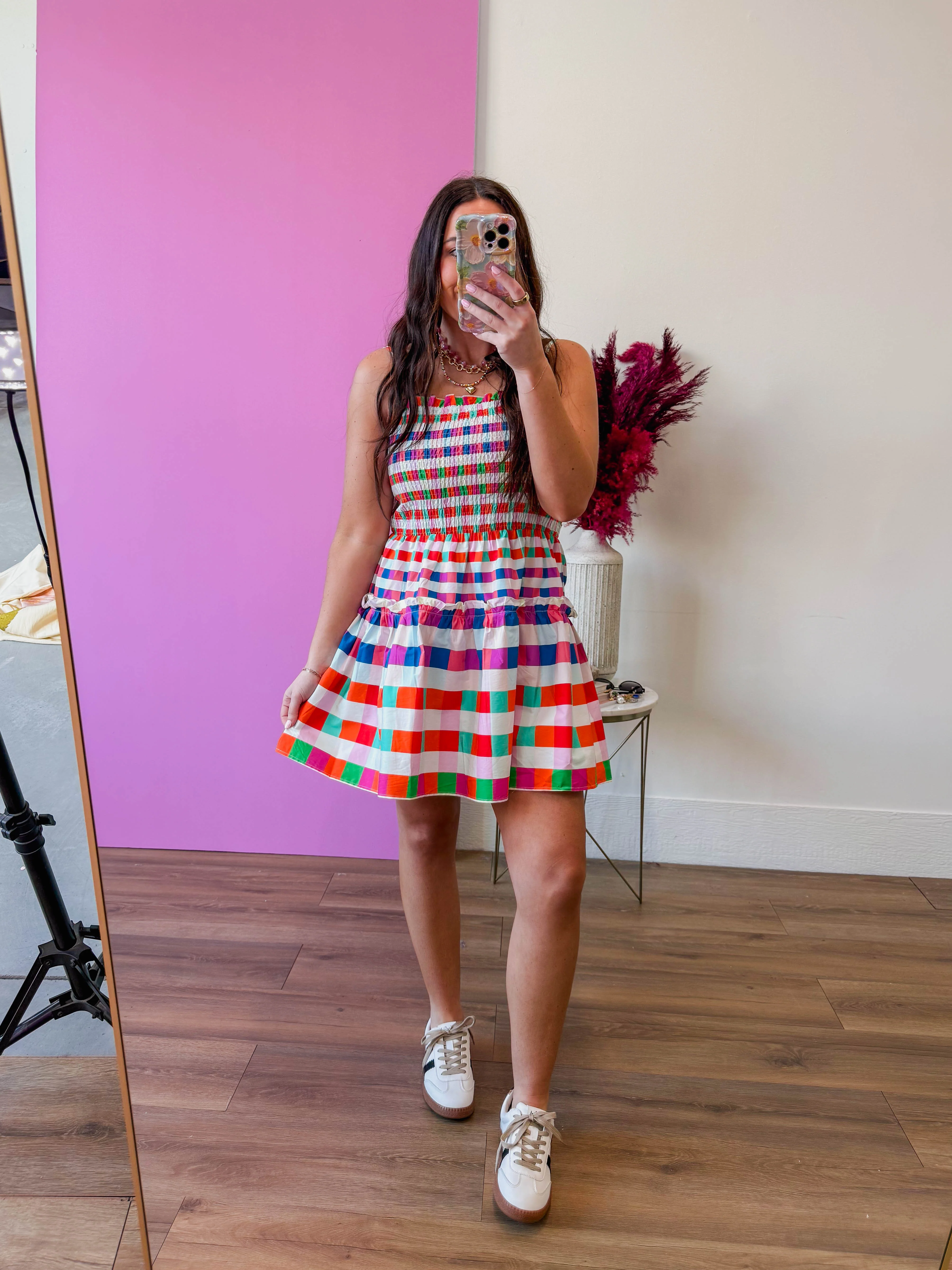 Rainbow Rush Mini Dress - Image 2