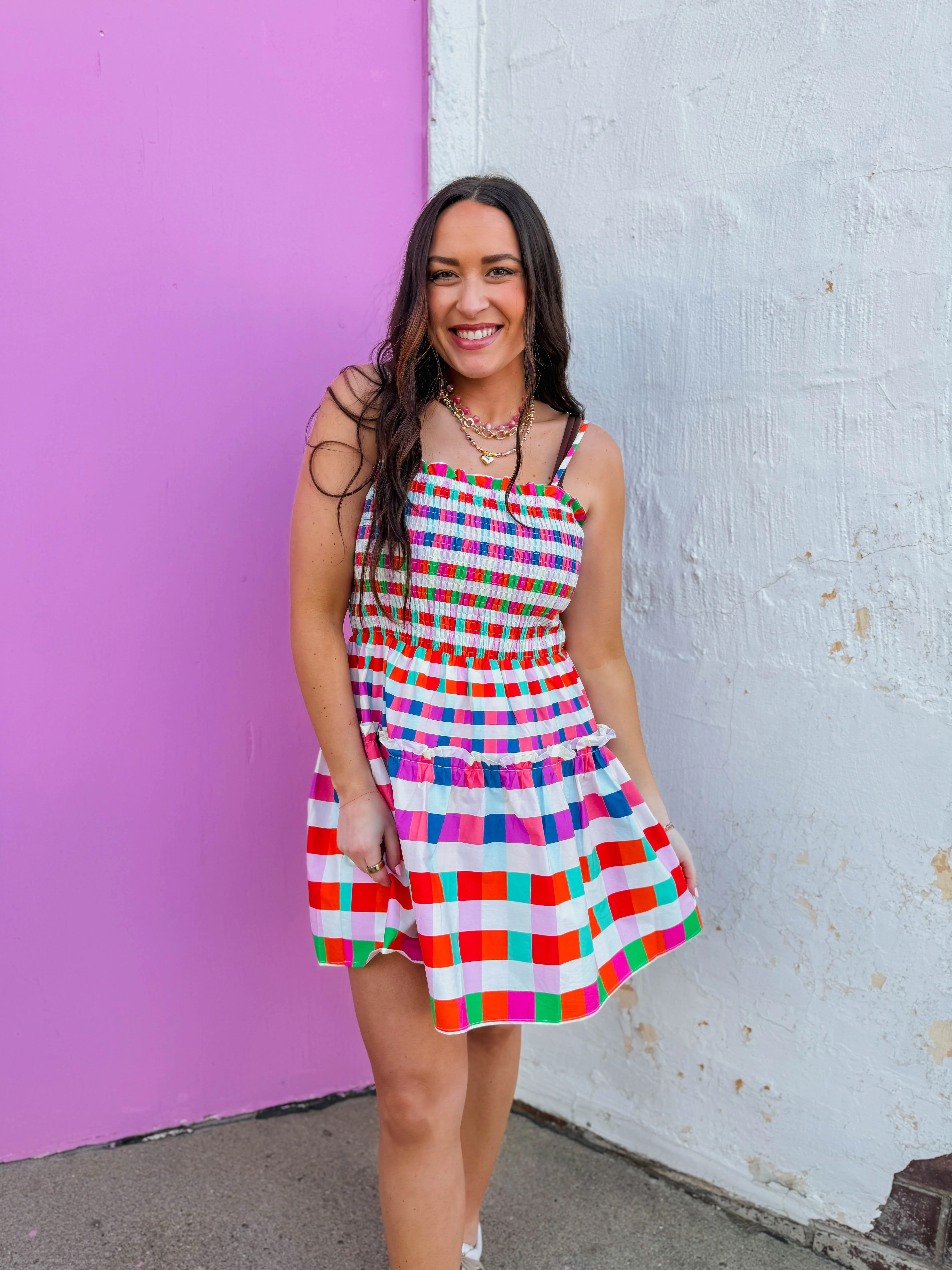Rainbow Rush Mini Dress - Image 6