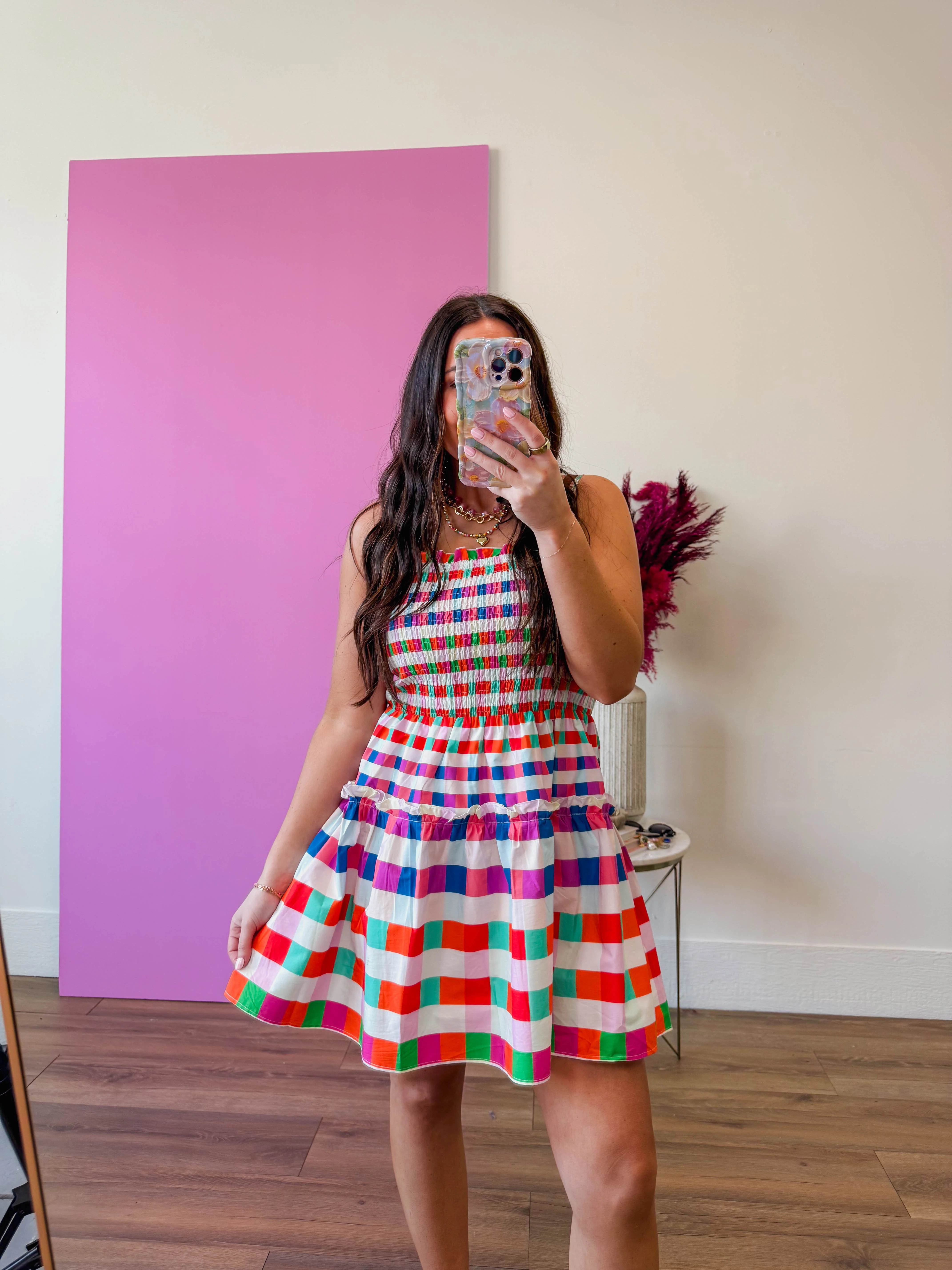 Rainbow Rush Mini Dress - Image 9