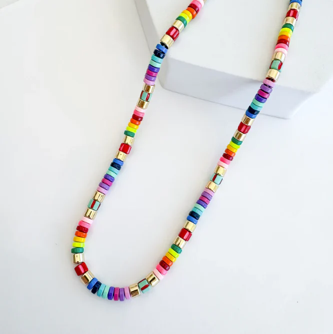 Rainbow Tile Necklace - Image 2