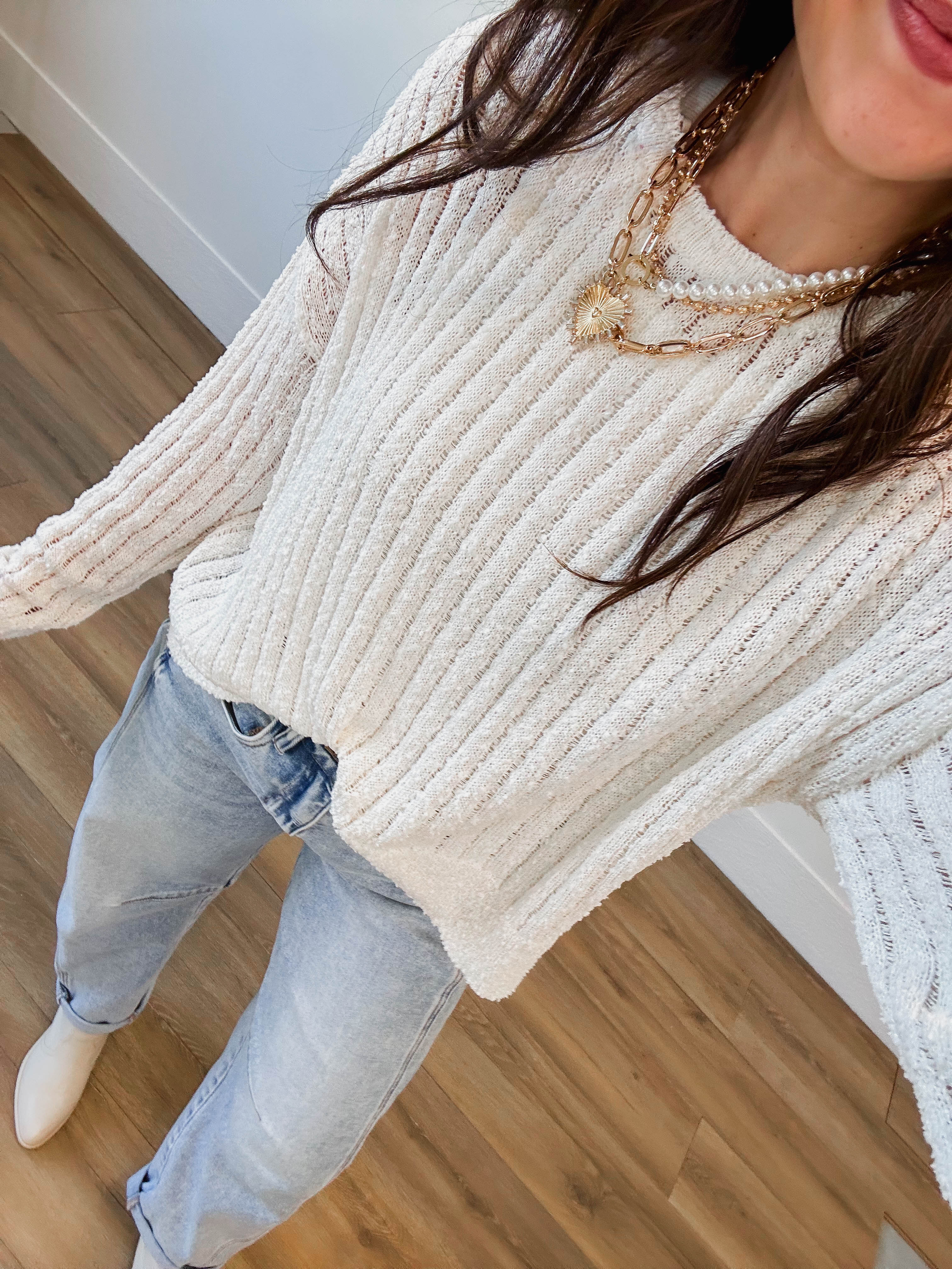 Reagan Sweater-Off White - Image 4