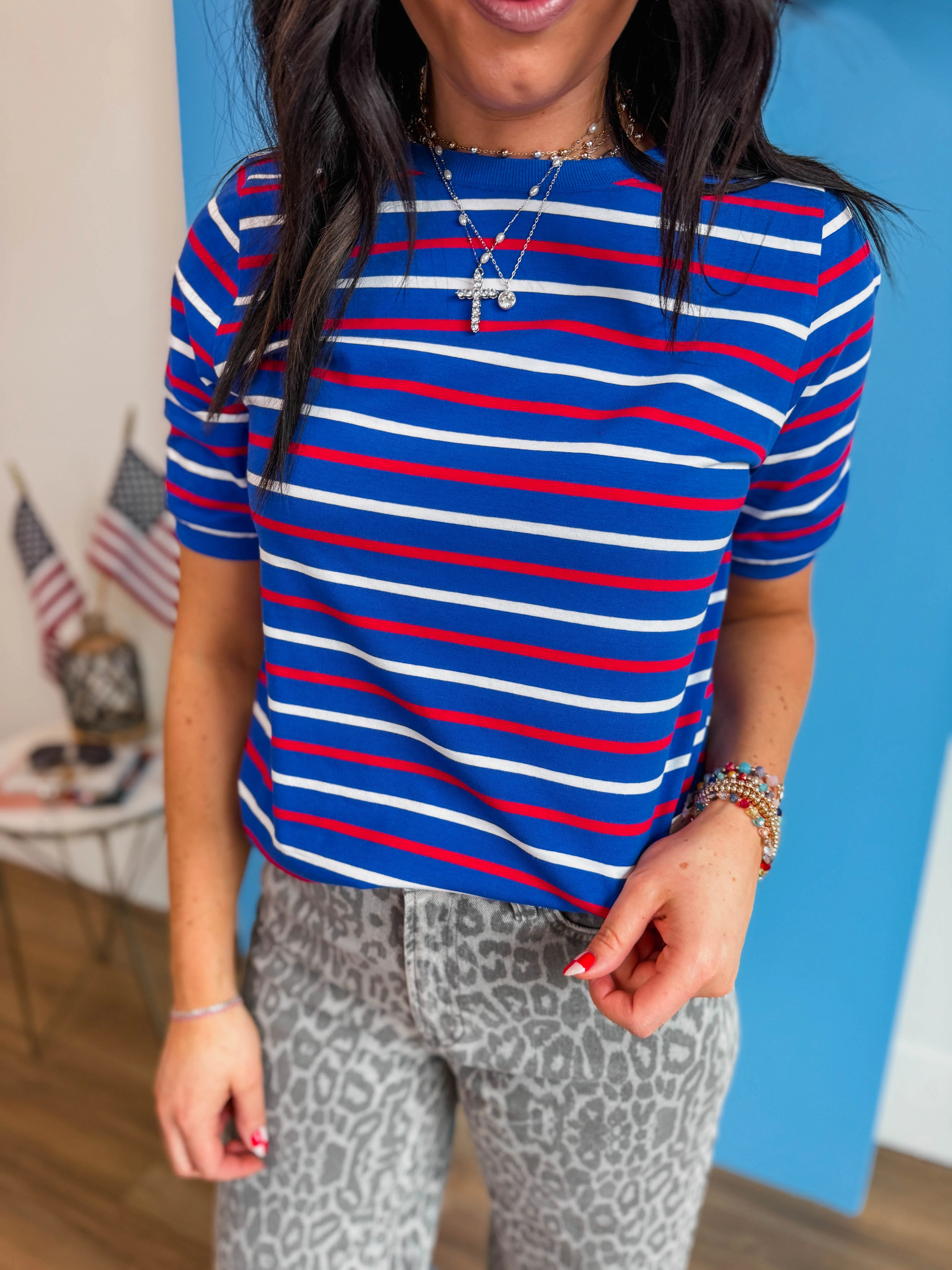 Rudy Striped Tee - Image 9