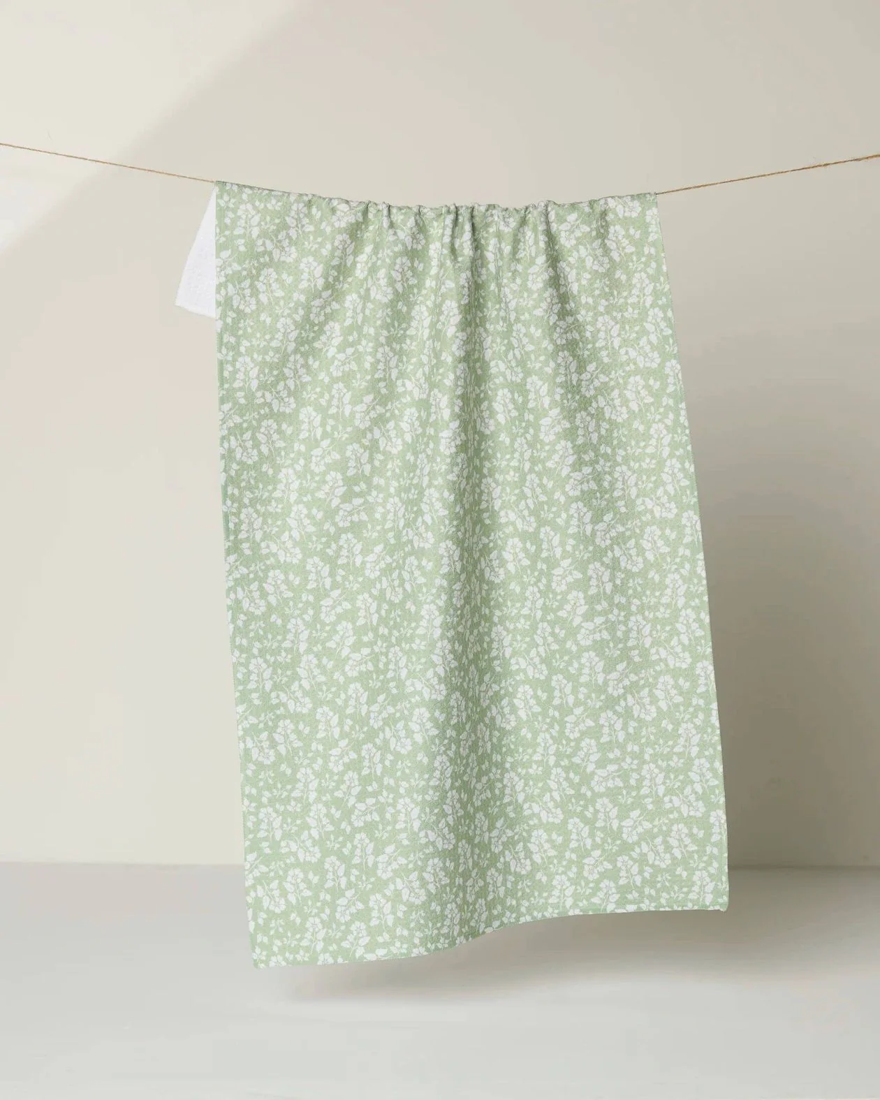 Sage Garden Tea Towel - Geometry