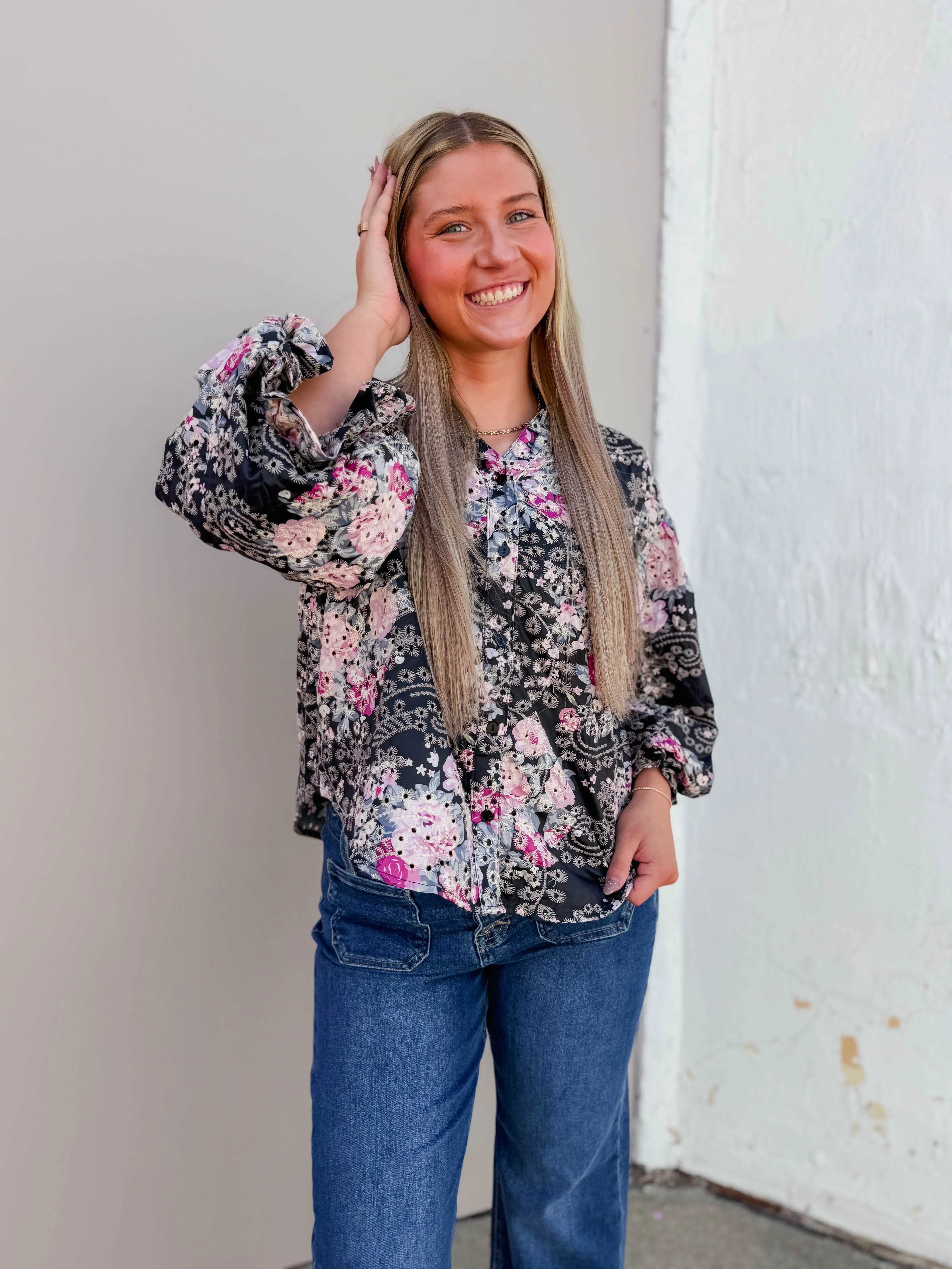 Sarah Floral Top