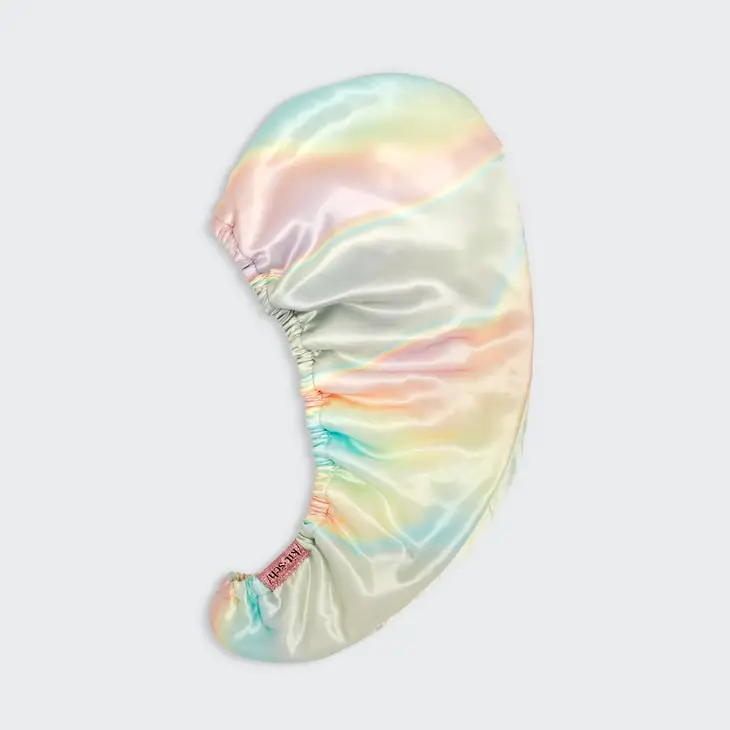 Satin-Wrapped Hair Towel-Aura - Image 3