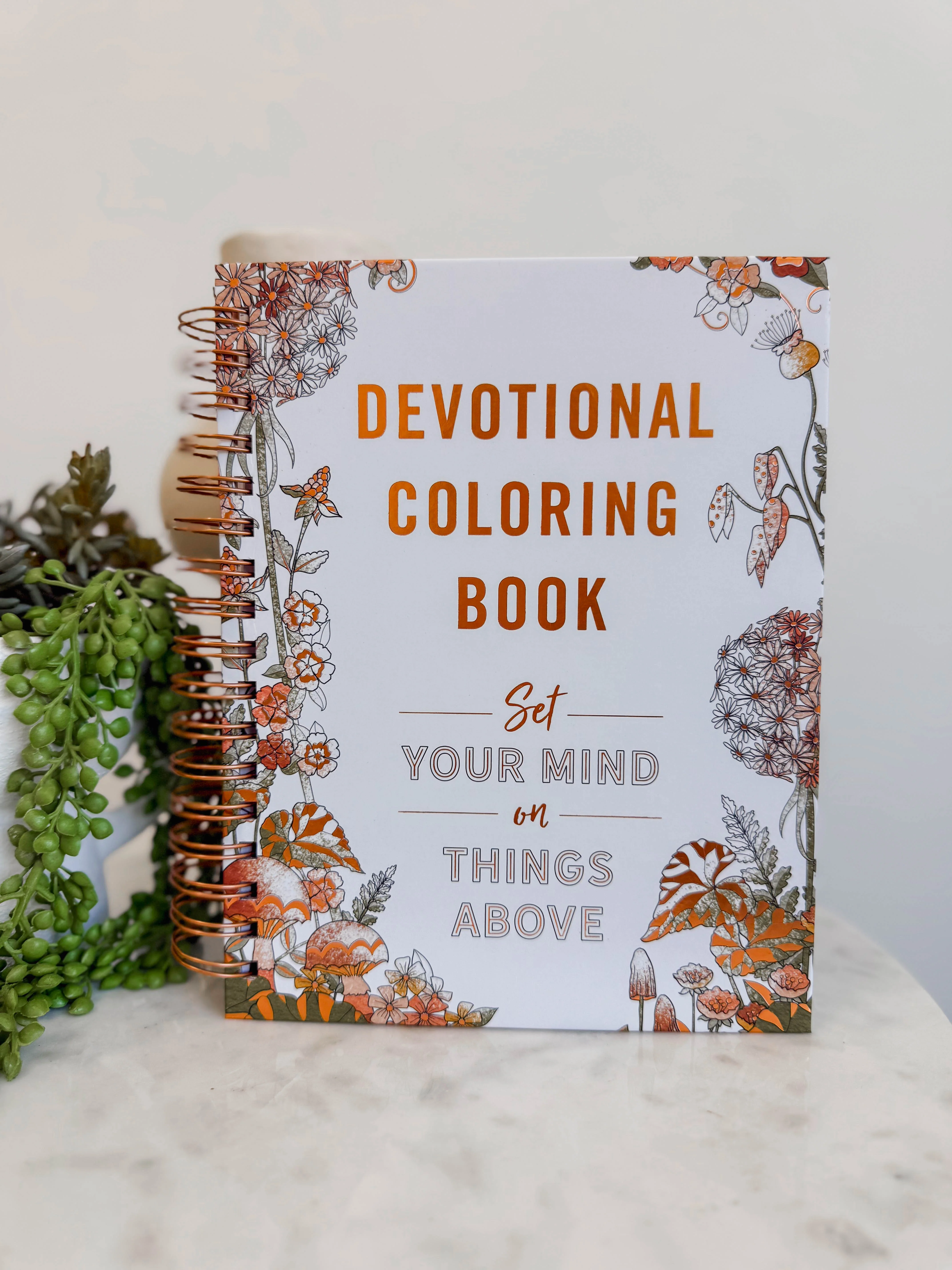 Set Your Mind on Things Above: Devotional Coloring Book - Image 2