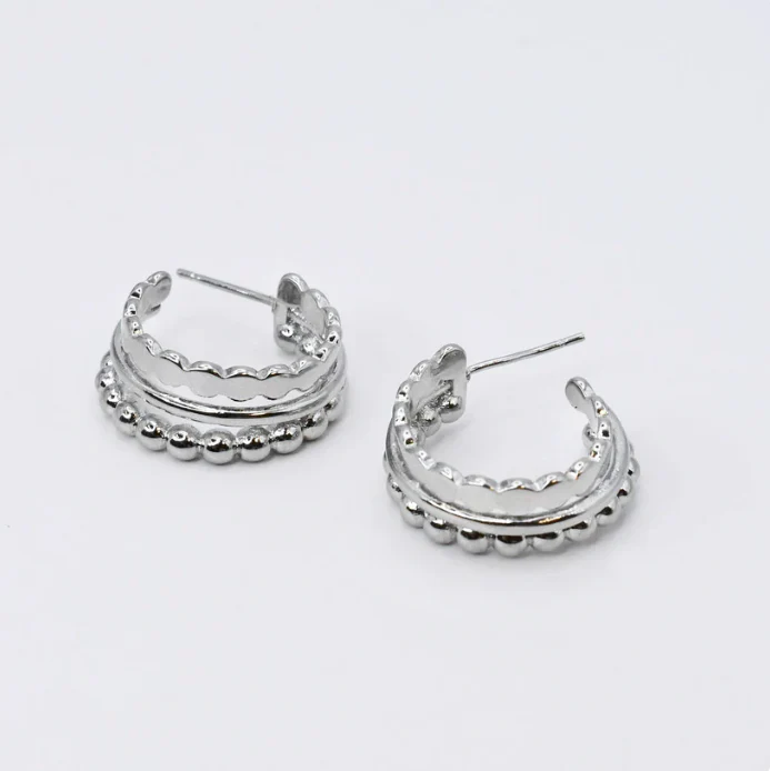 Sicily Hoop-Silver