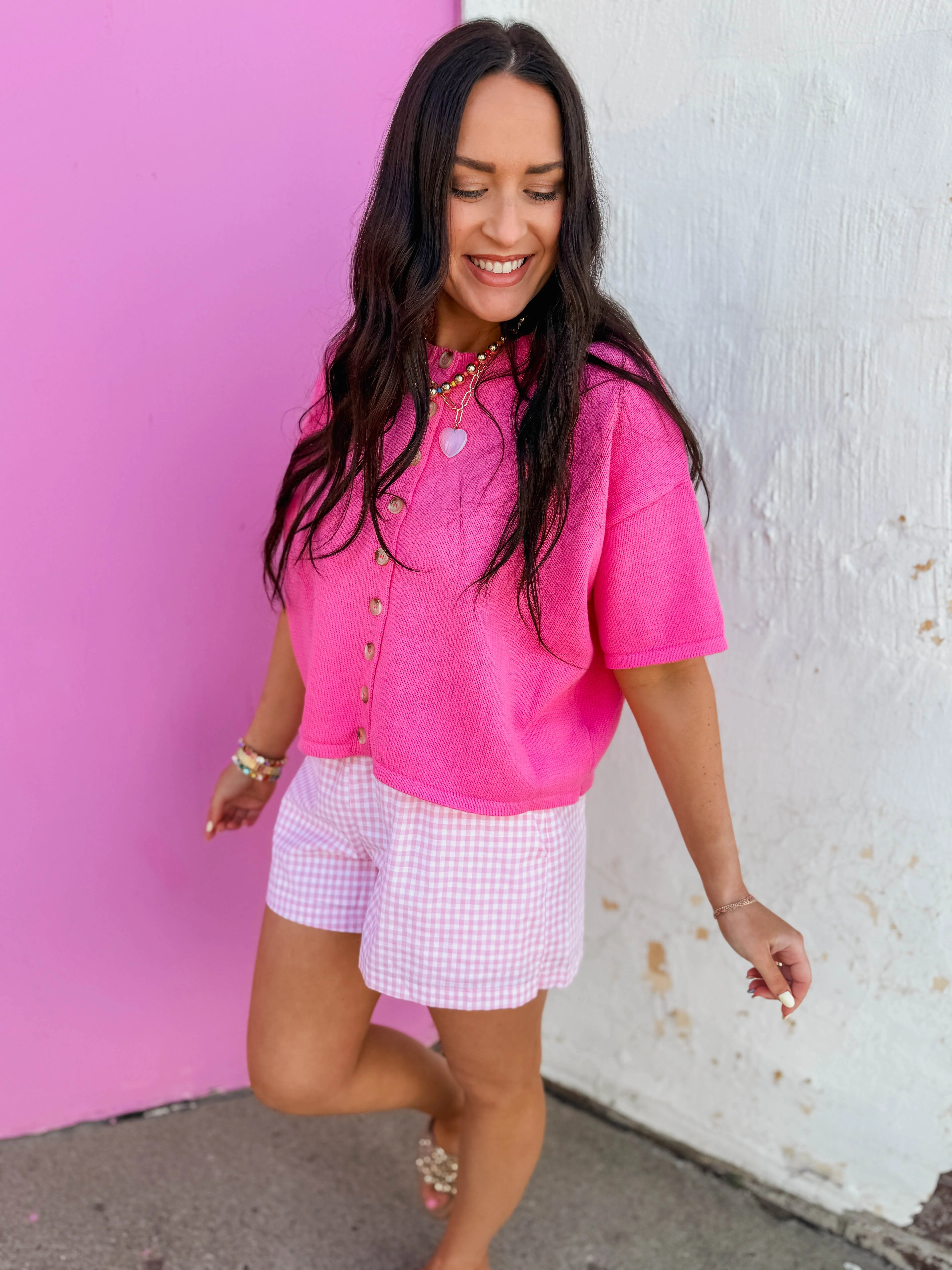 Simply Essential Knit Top-Hibiscus - Image 9