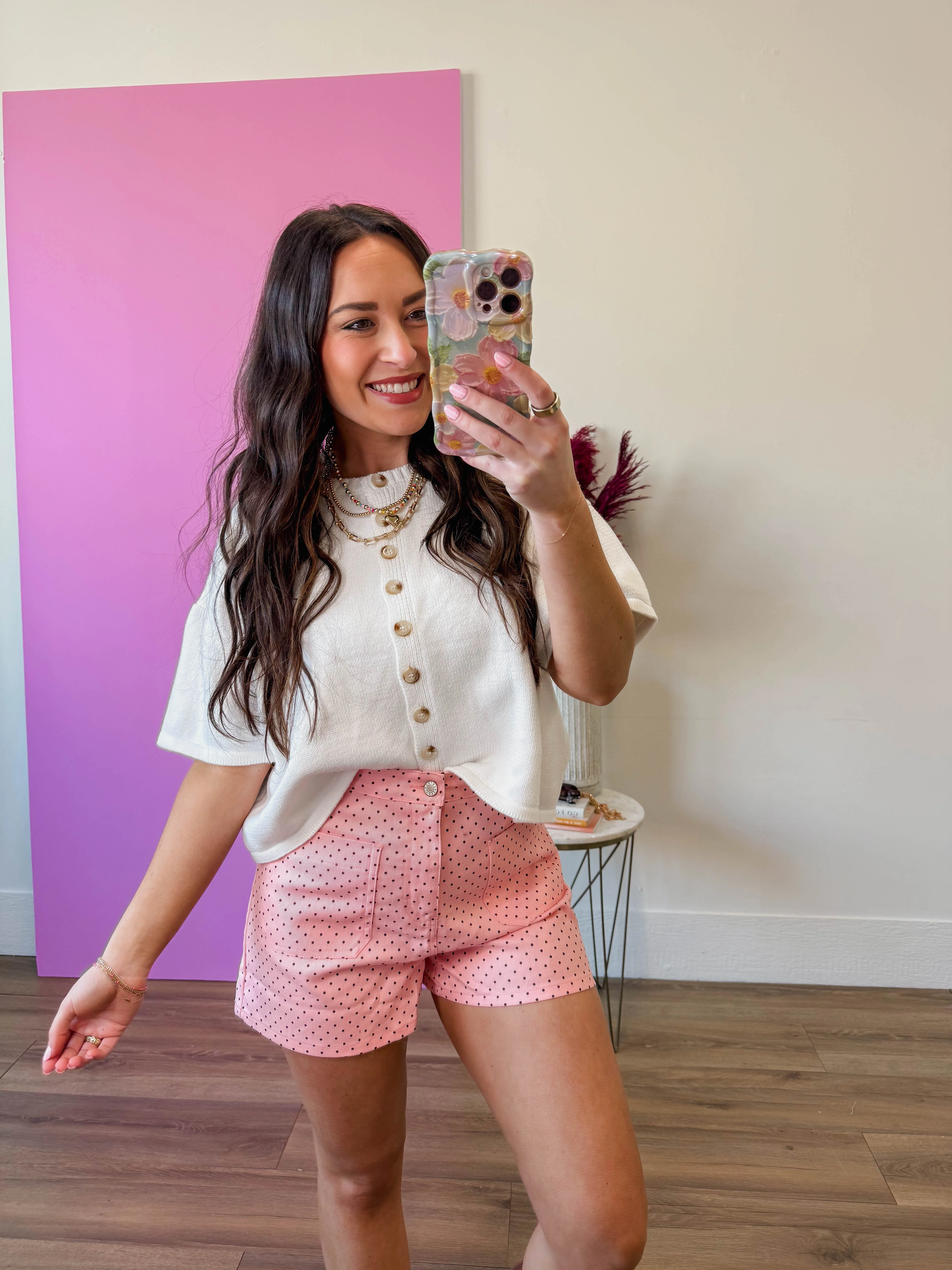 Simply Essential Knit Top-Off White