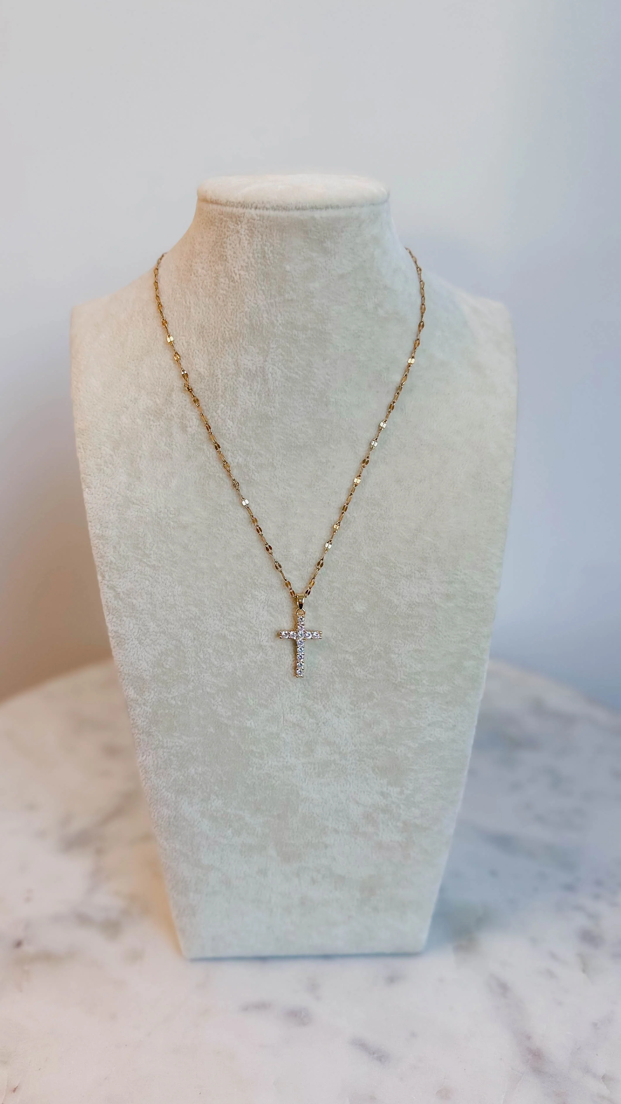 Sparkle Cross Necklace