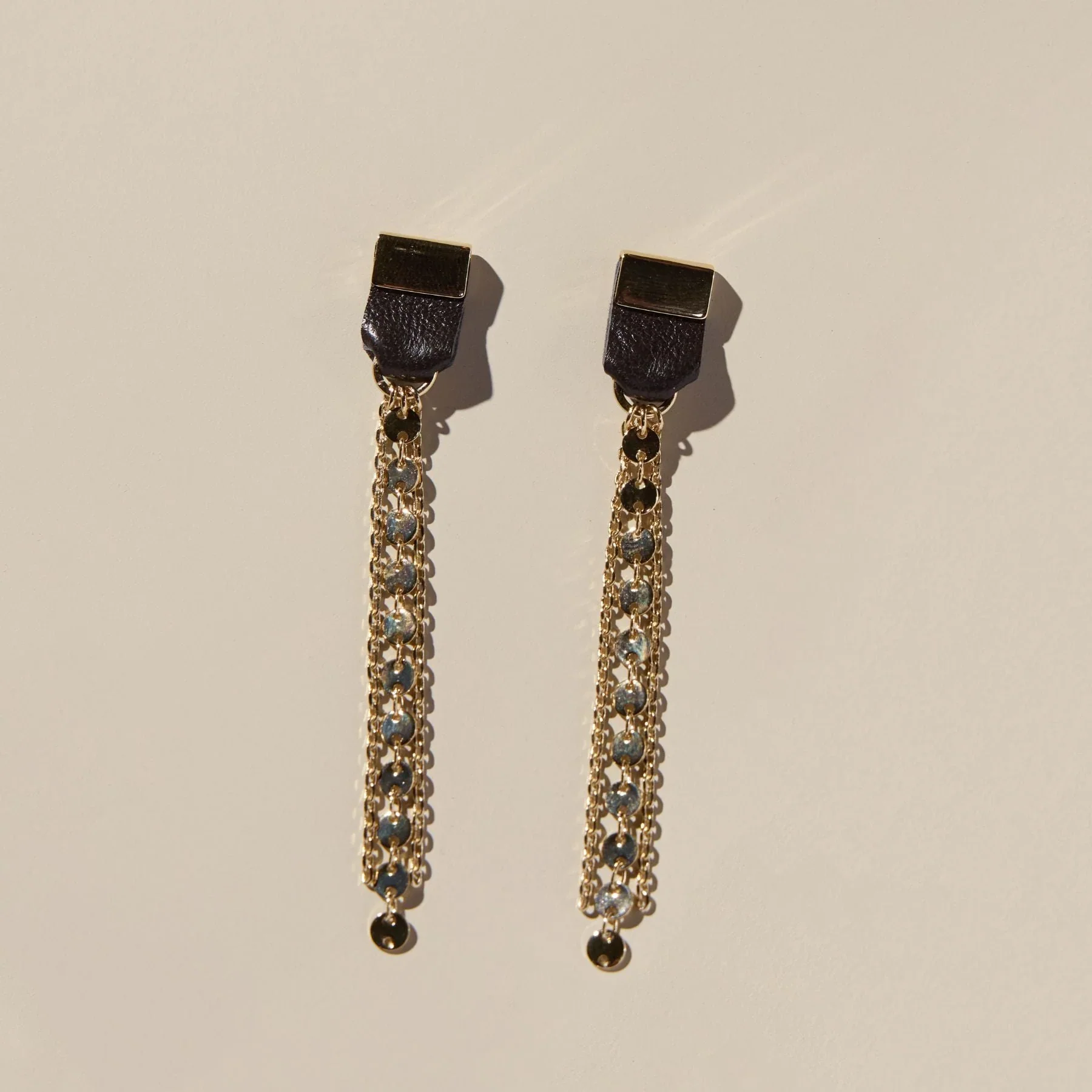 Spencer Earrings - Nickel & Suede - Image 2