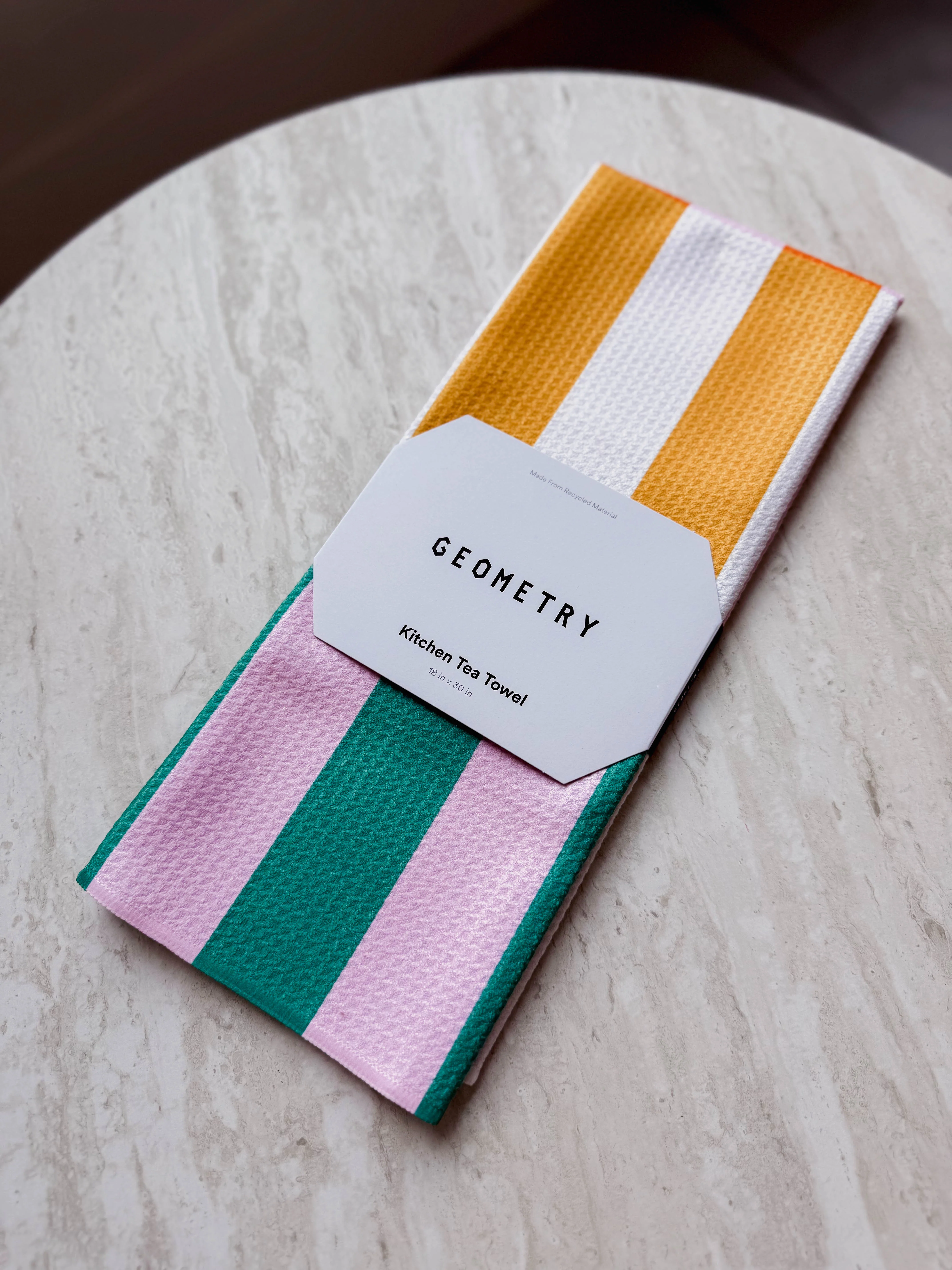 Stacked Stripes Tea Towel-Geometry