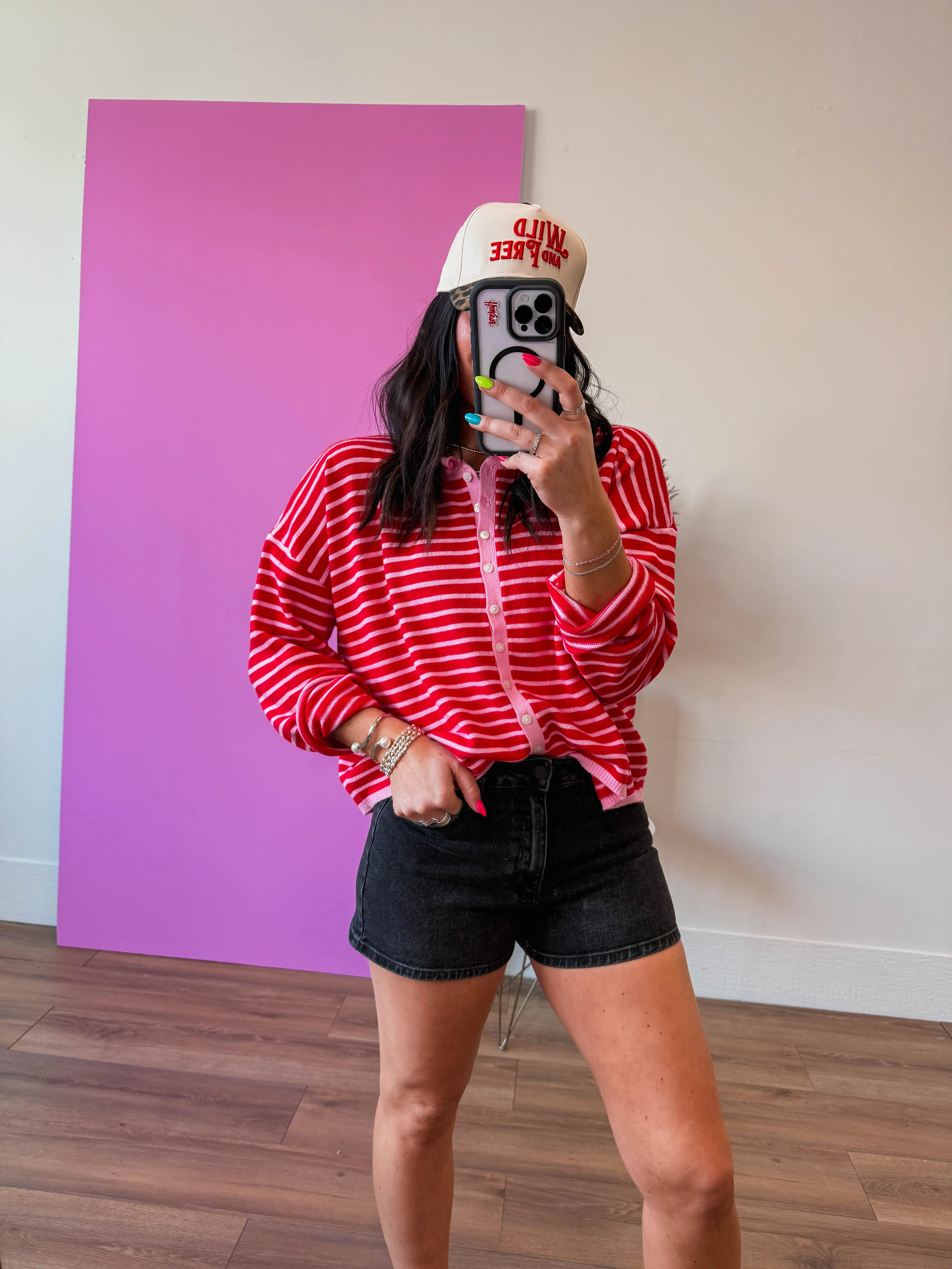 Sweet Talk Striped Cardigan - Image 5