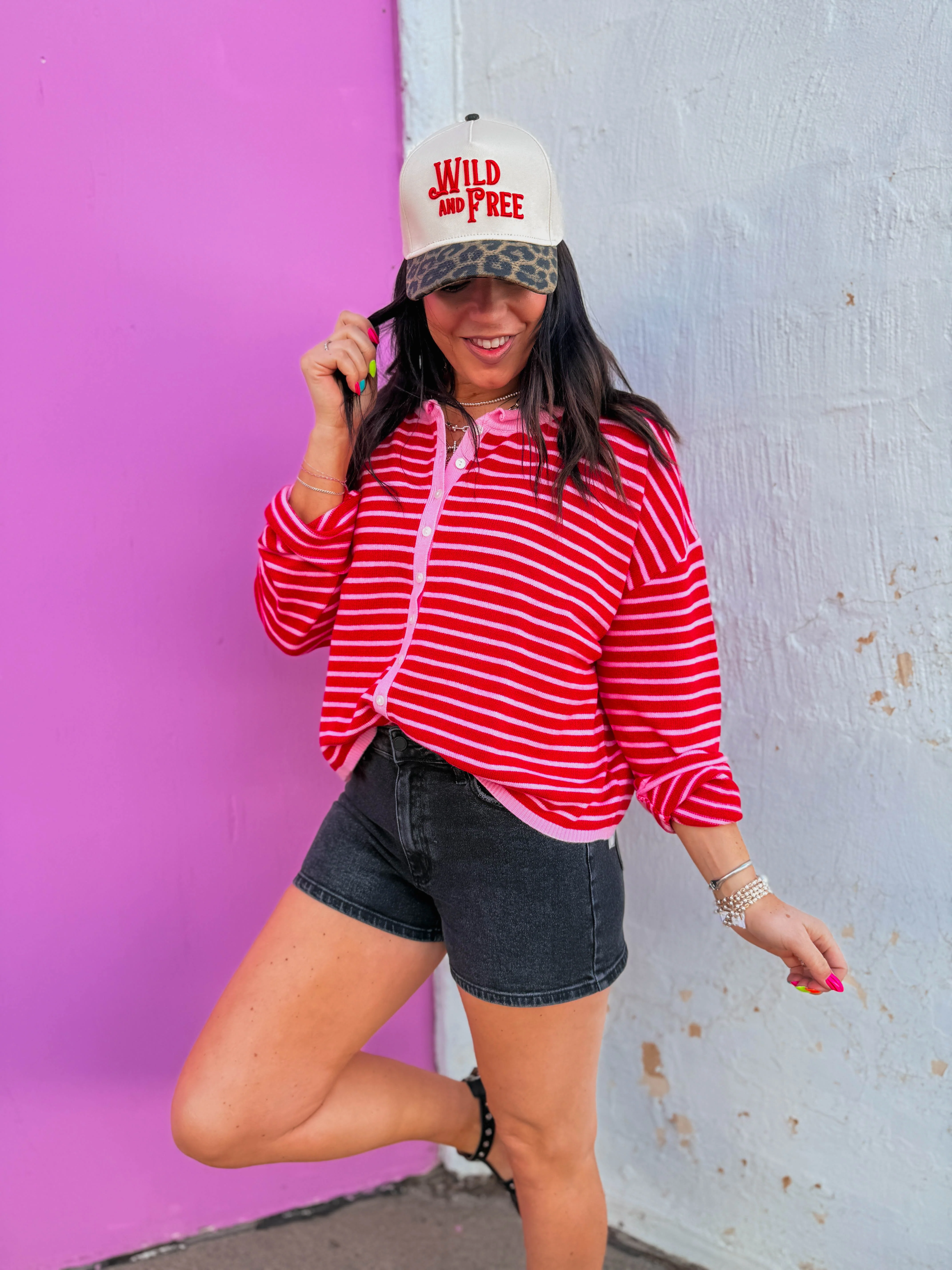 Sweet Talk Striped Cardigan - Image 6