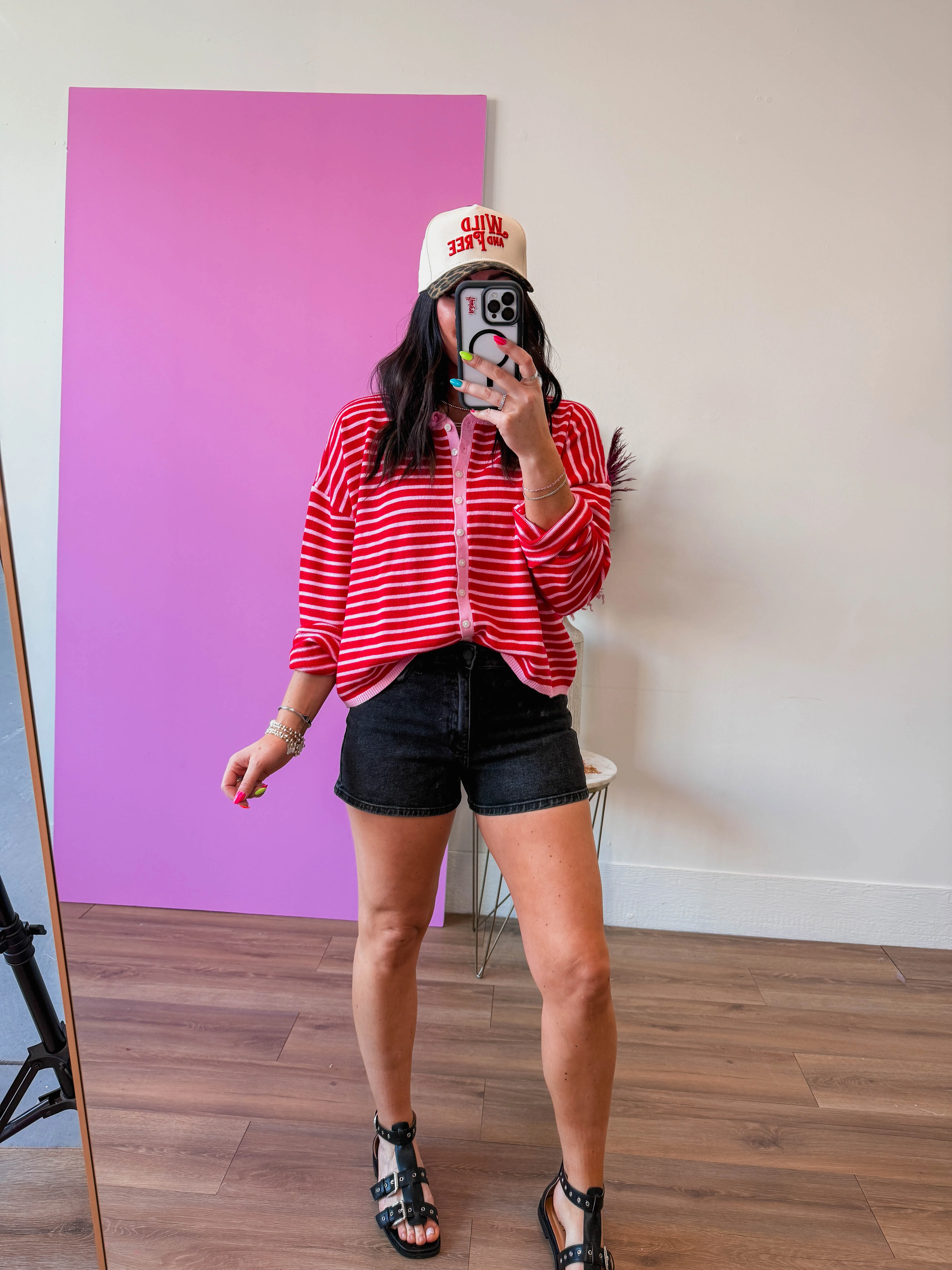 Sweet Talk Striped Cardigan - Image 7