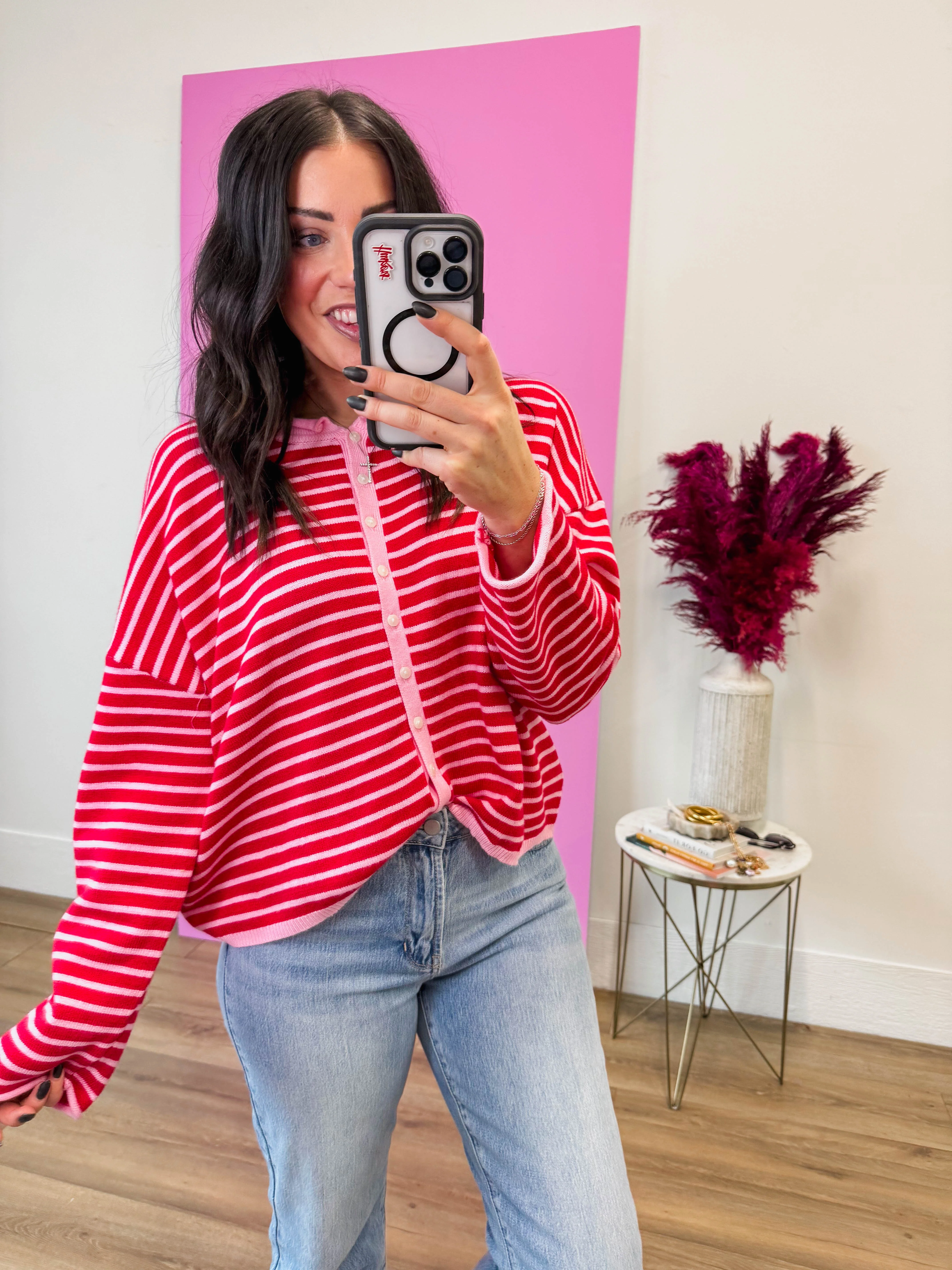Sweet Talk Striped Cardigan - Image 8