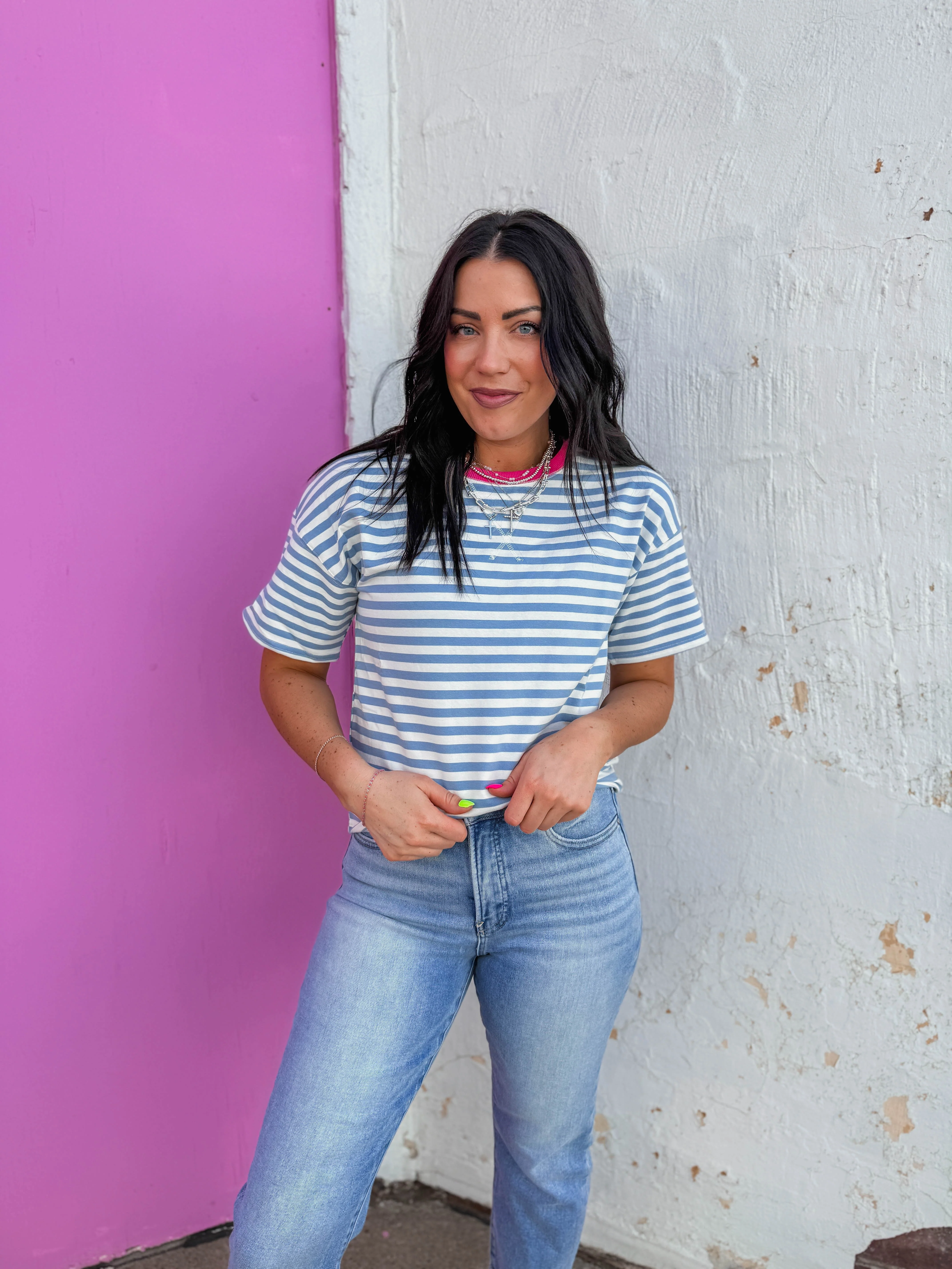 Tara Striped Tee