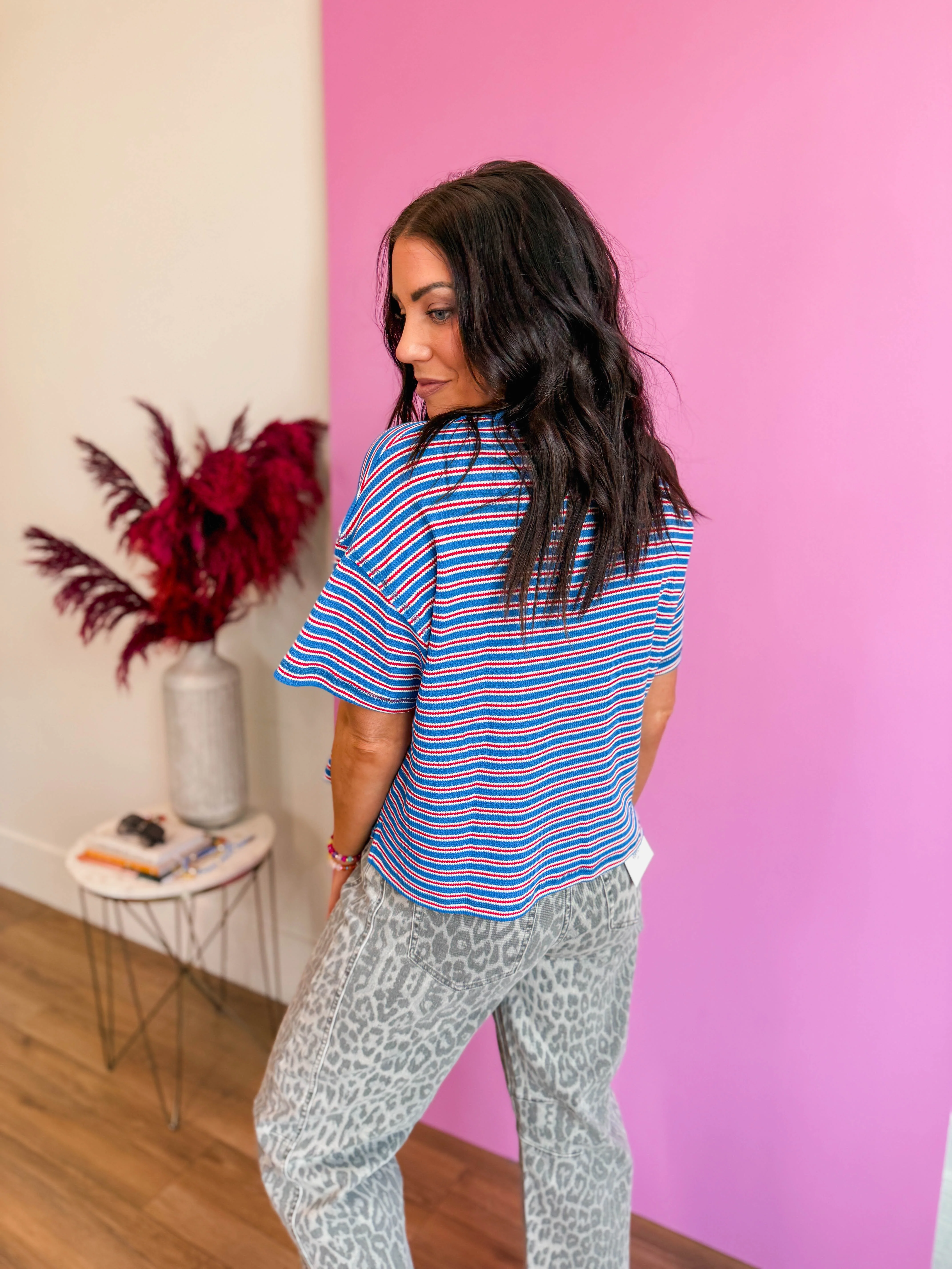 Tate Striped Tee - Image 8
