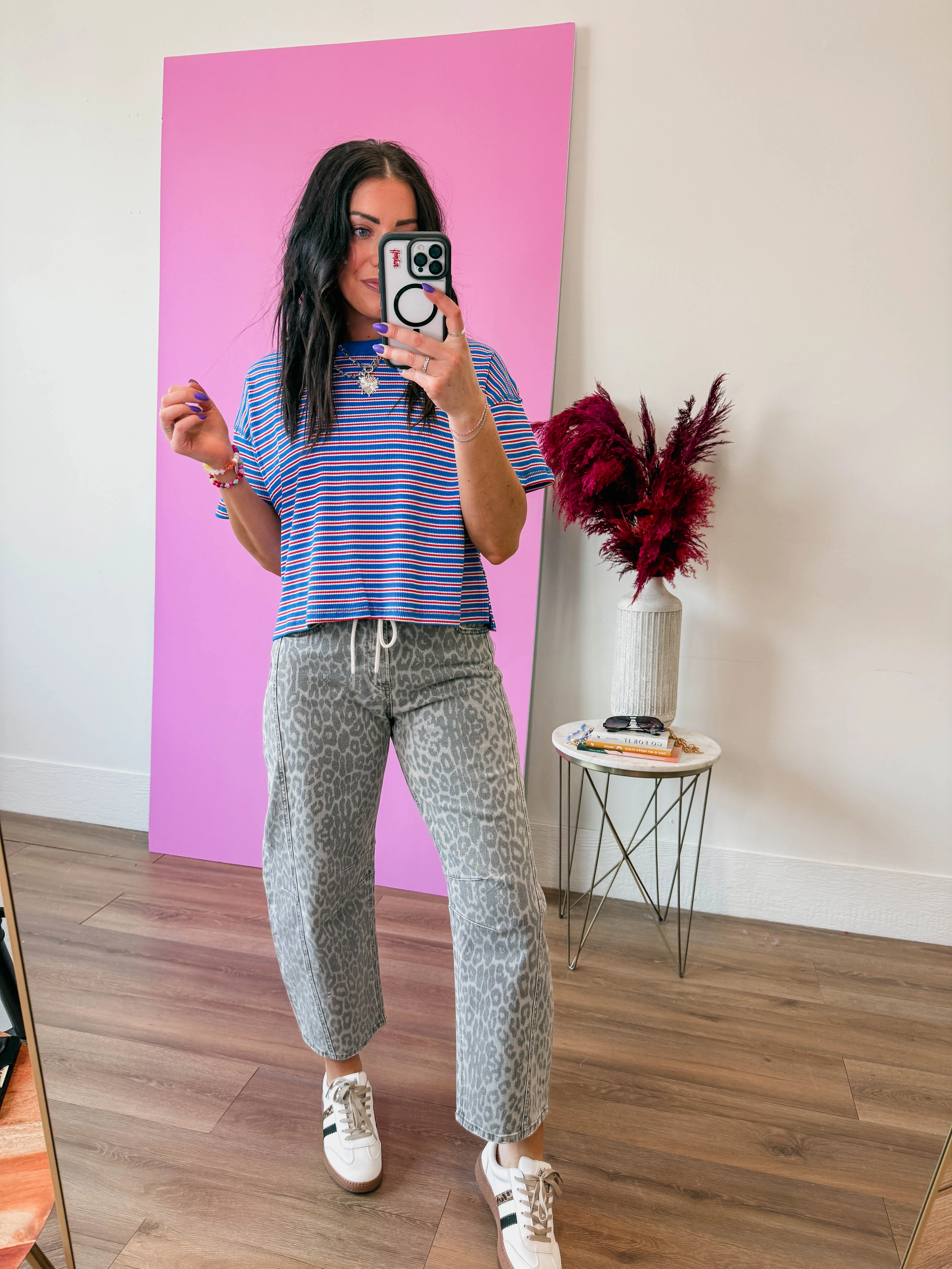 Tate Striped Tee - Image 9