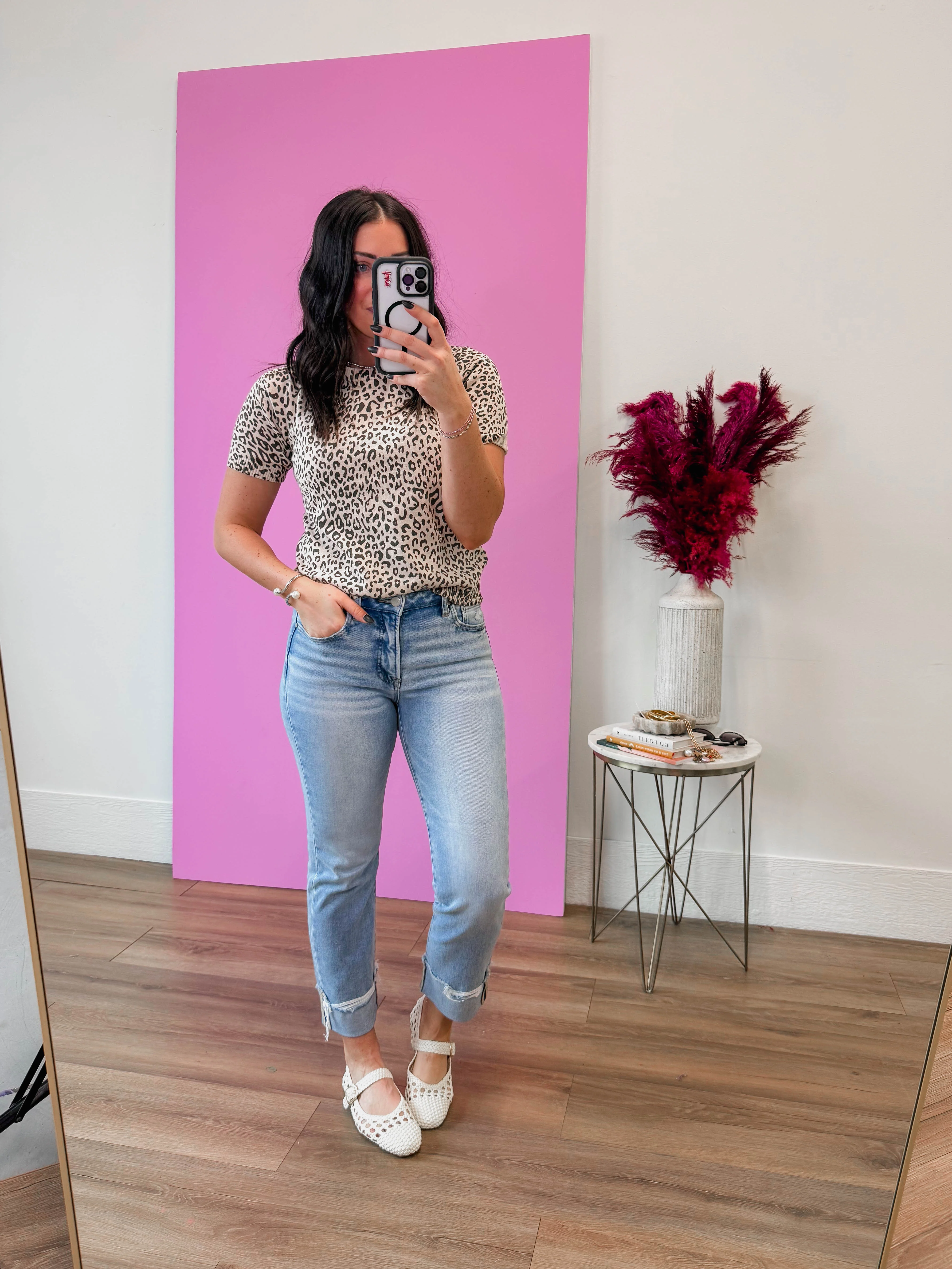Tayler Leopard Knit Top - Image 8