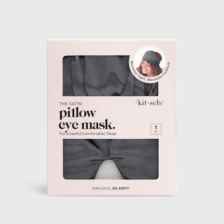 The Pillow Eye Mask-Charcoal - Image 6