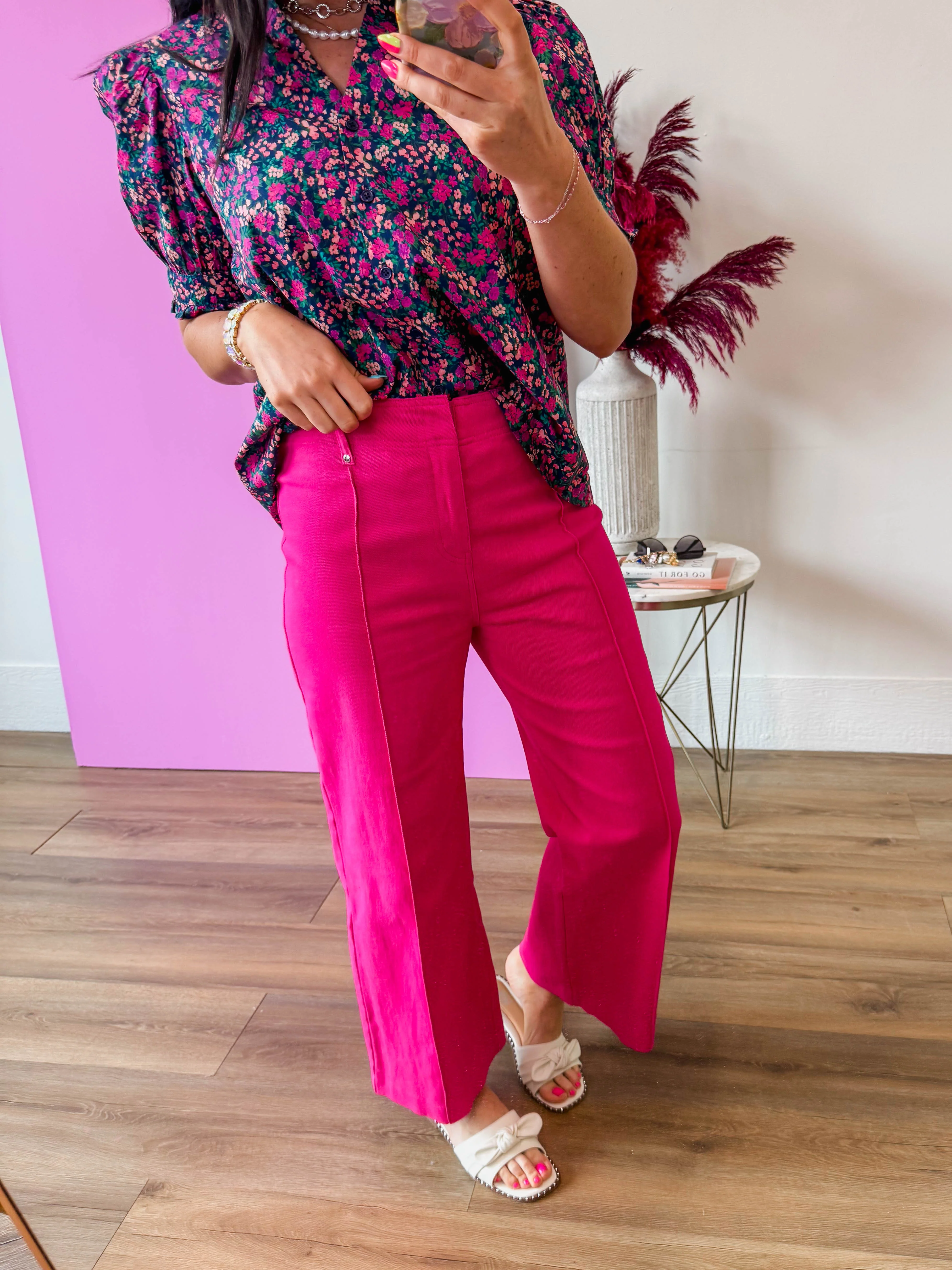 Trendsetter Pants-Hot Pink - Image 3