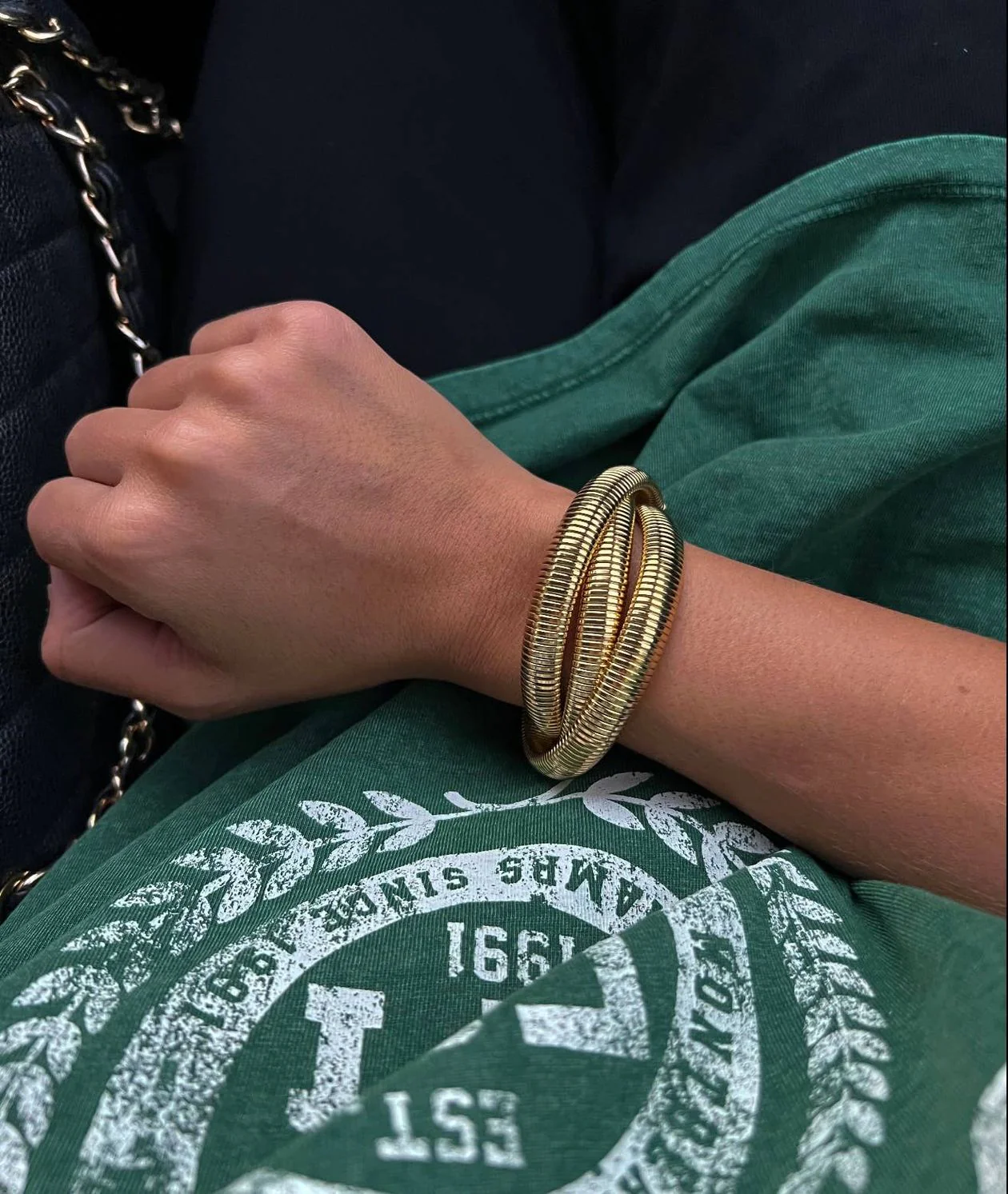 Triple Emma Bracelet-Gold