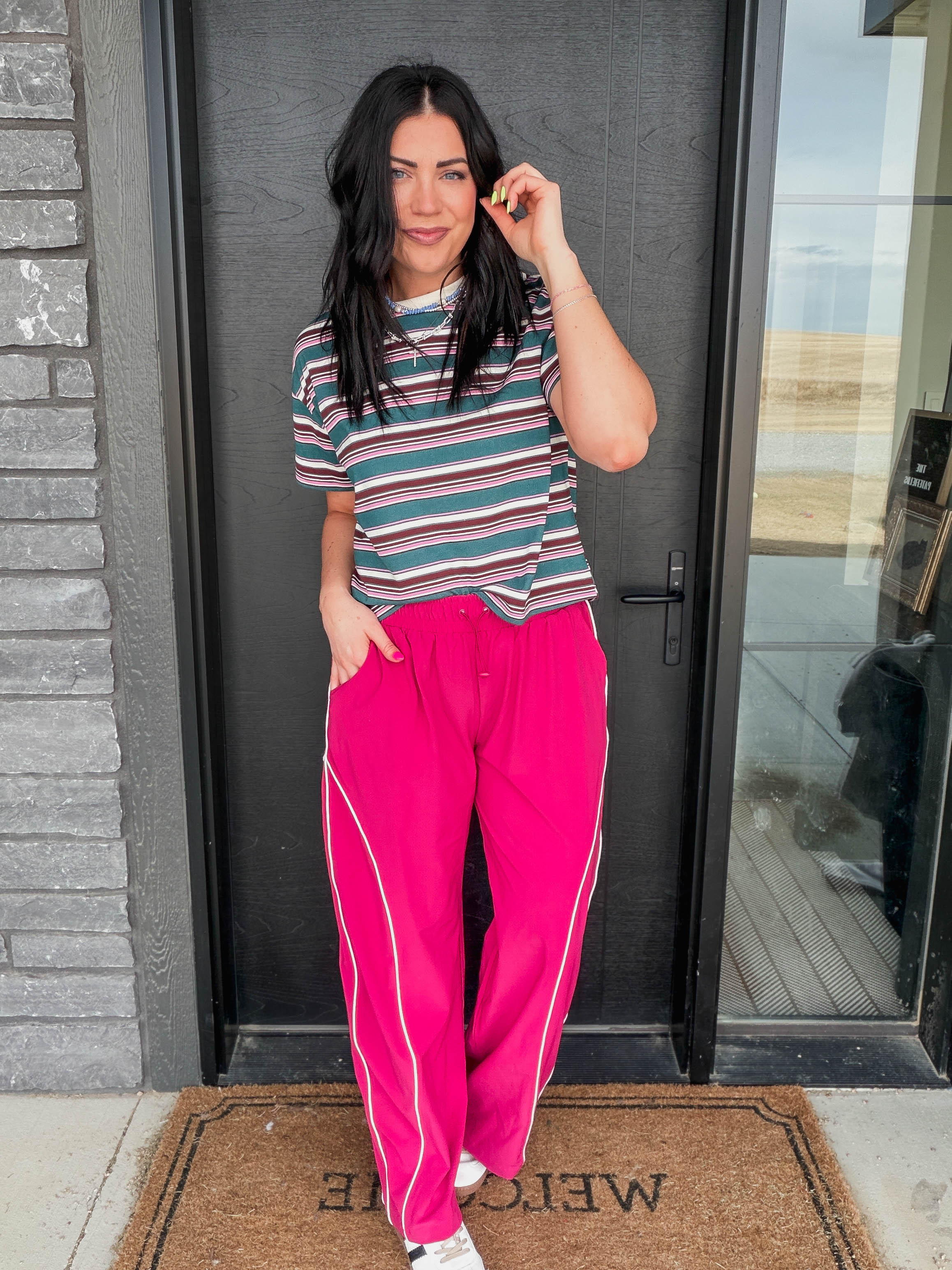 Tristin Striped Tee - Image 3