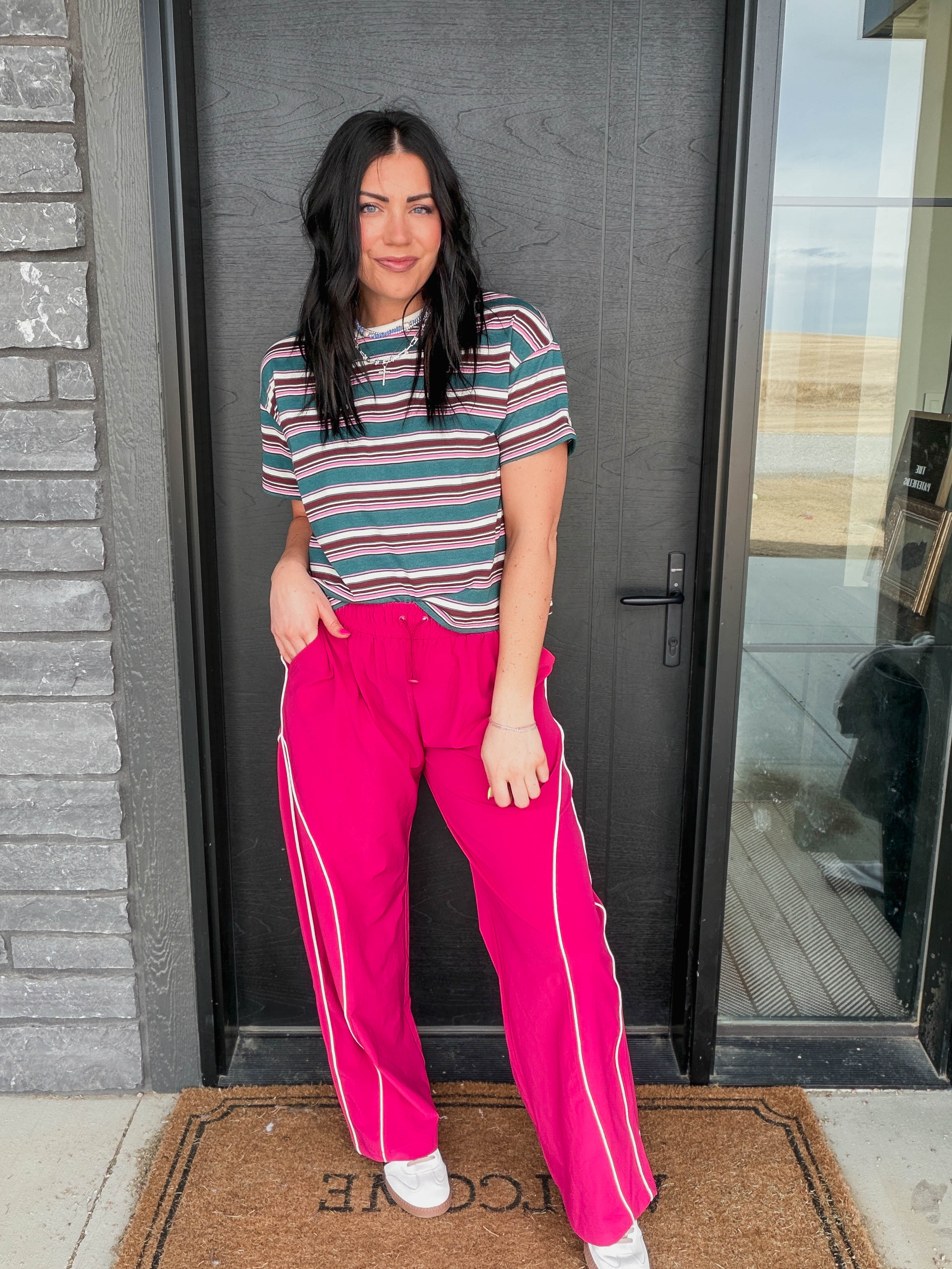 Tristin Striped Tee - Image 7