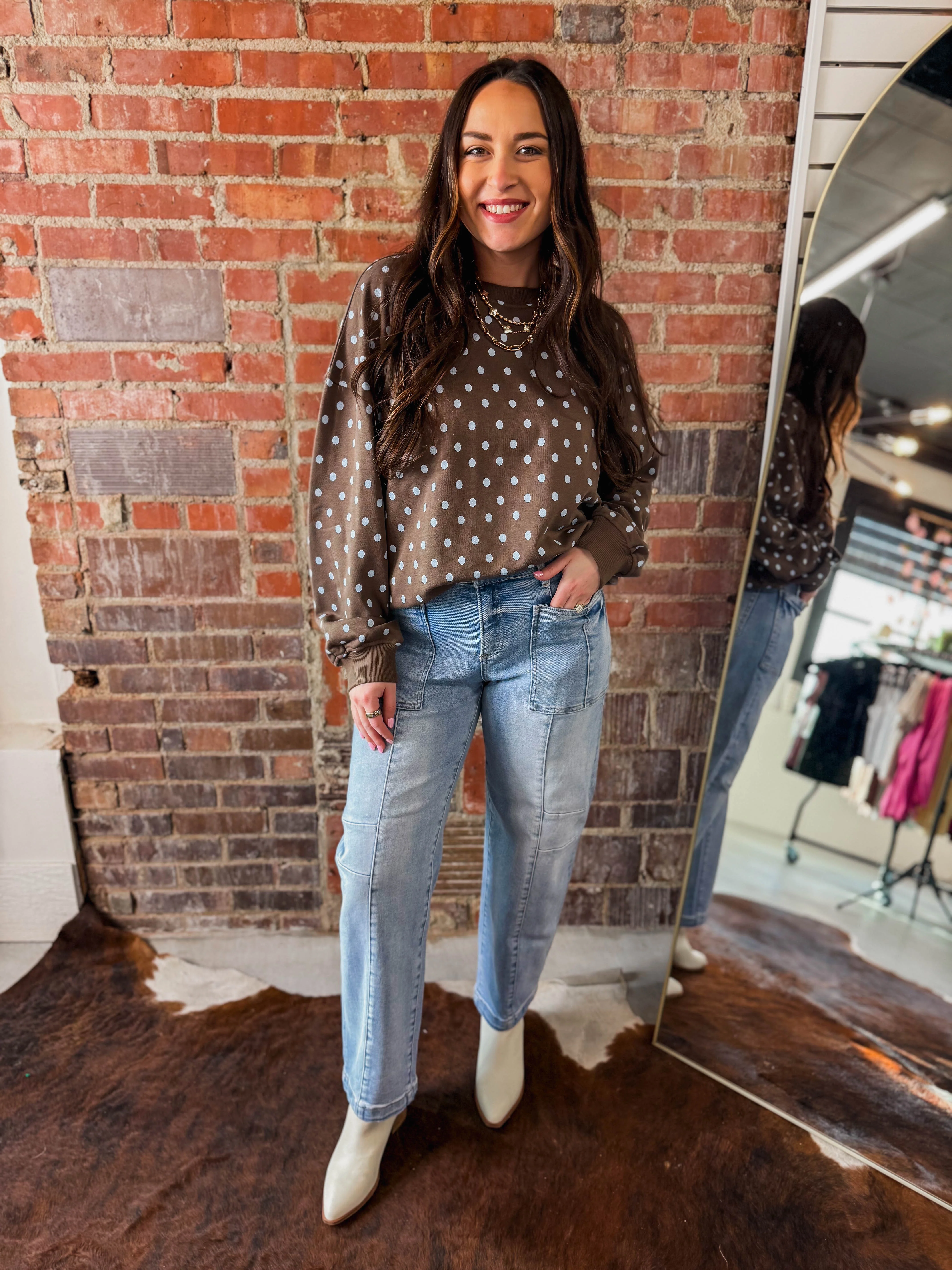 Trust The Process Polka Dot Crew - Image 6