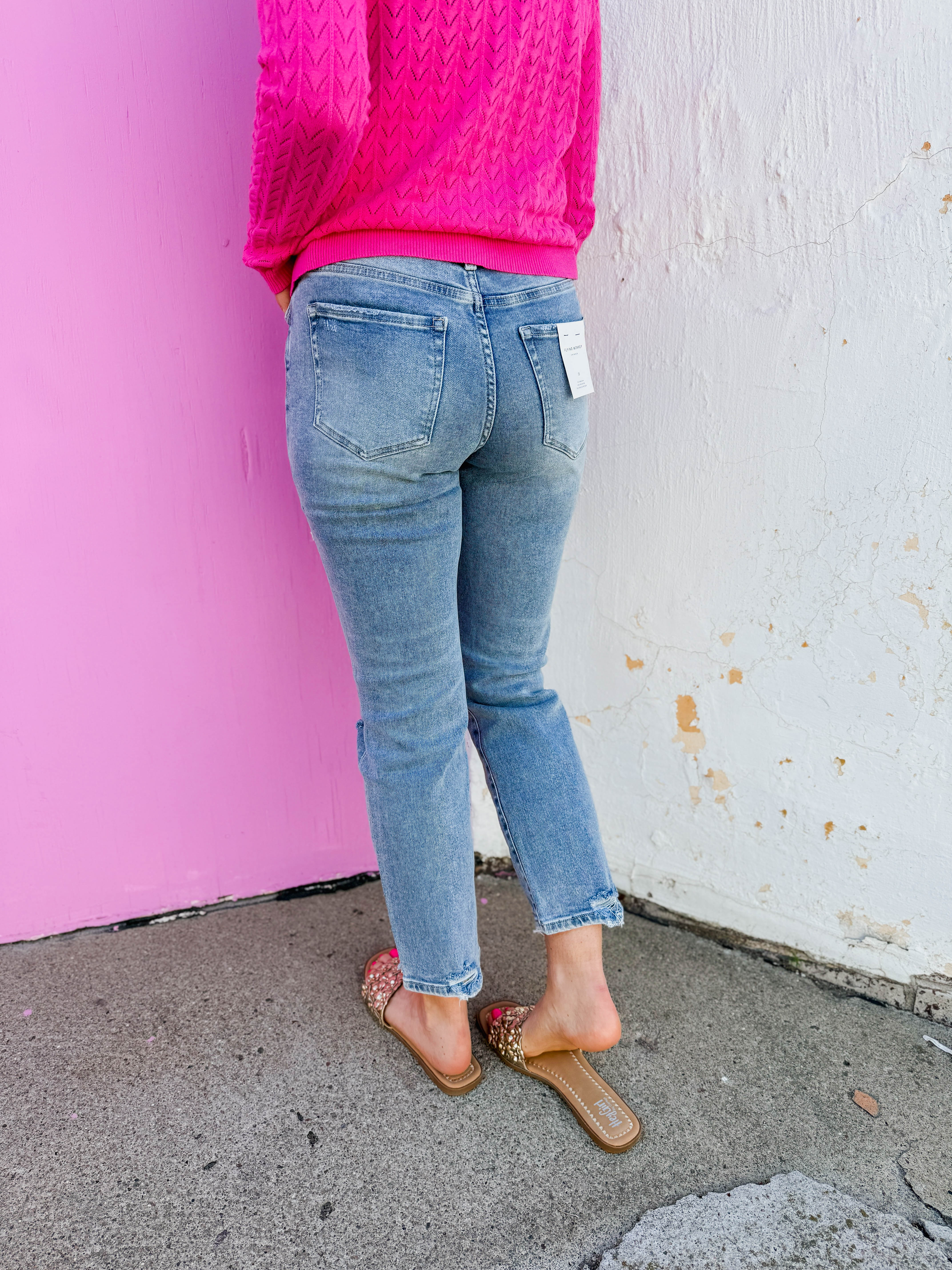Vivian High Rise Straight Leg Denim - Image 4