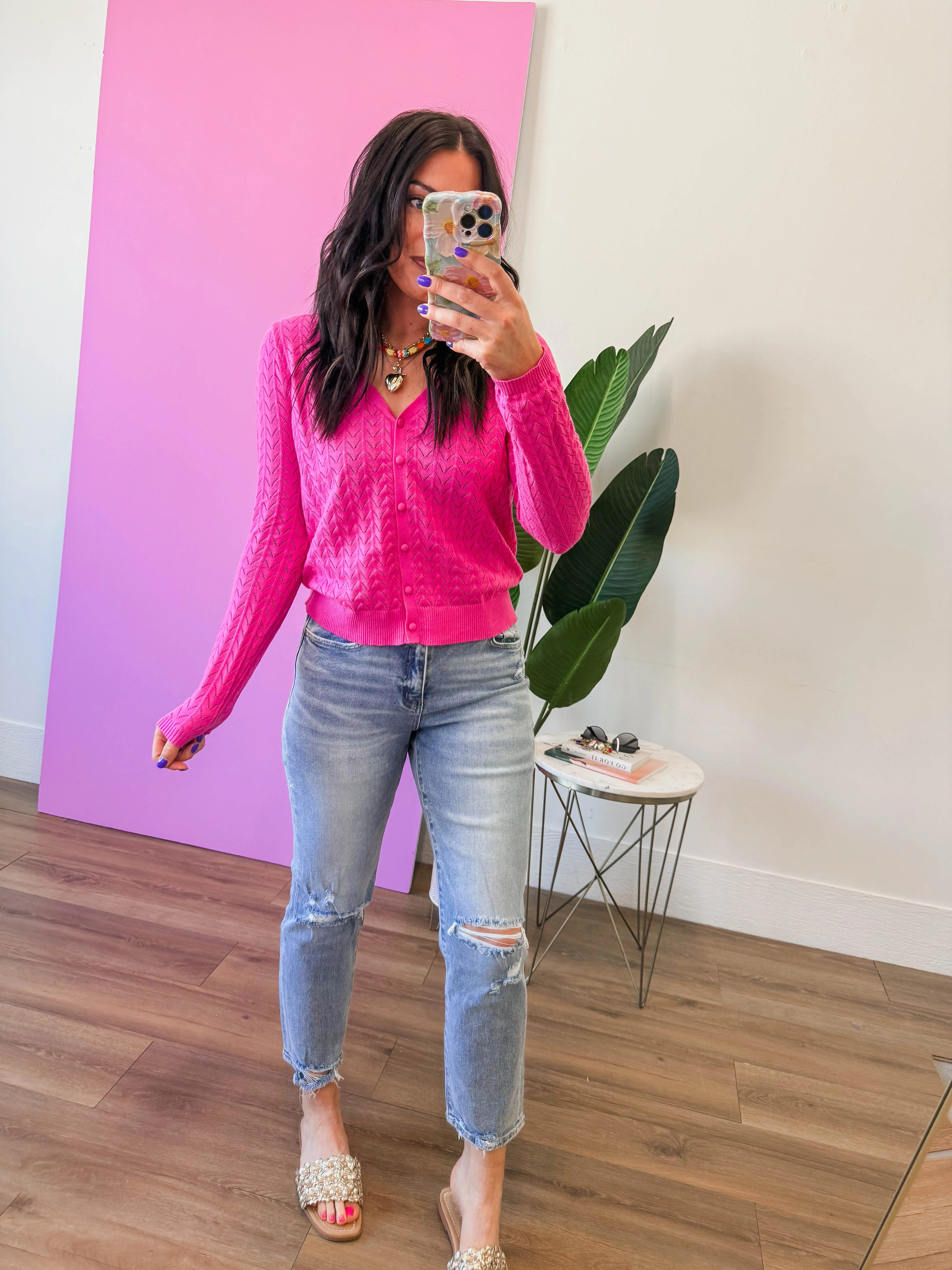 Vivian High Rise Straight Leg Denim - Image 5