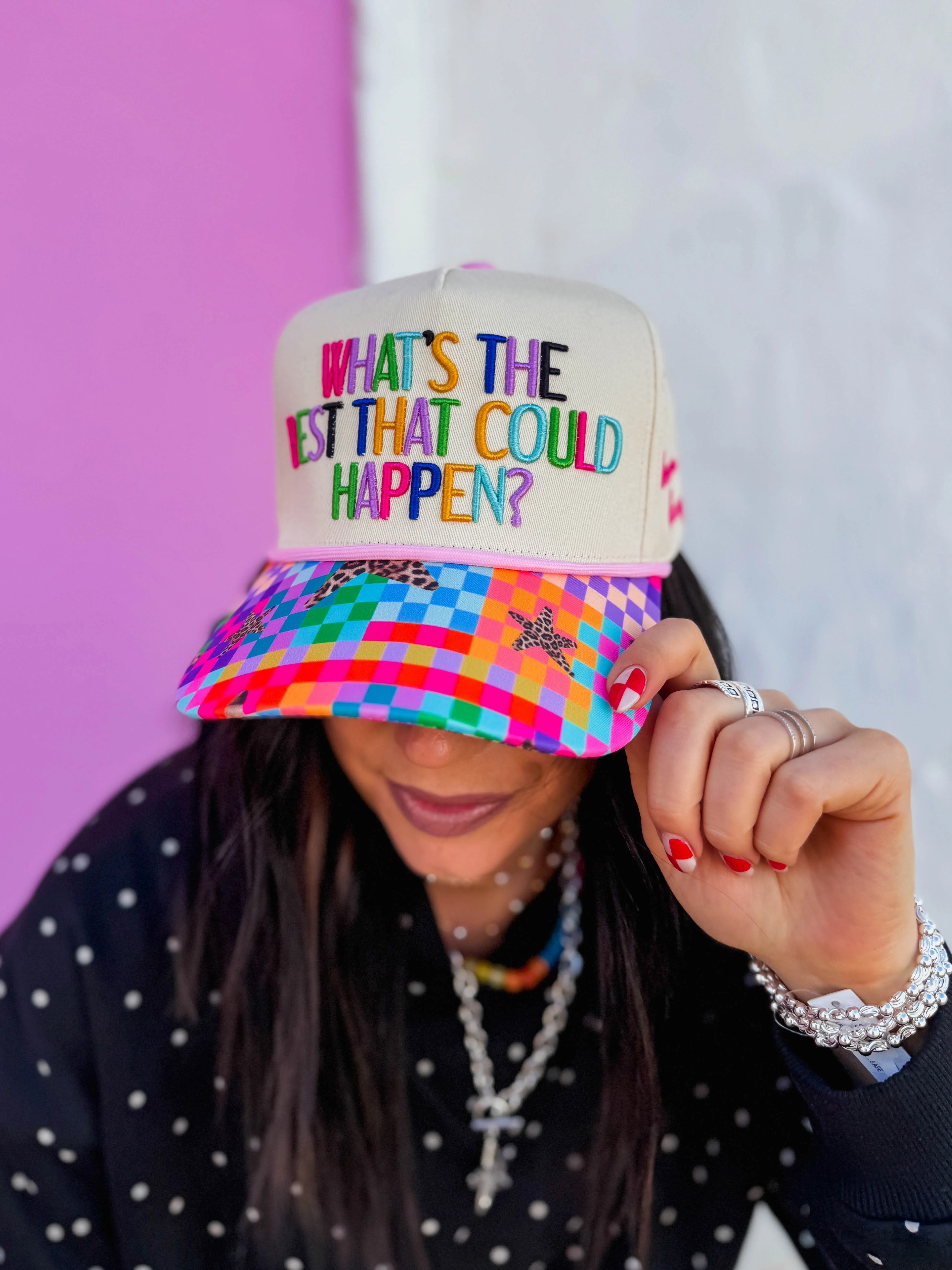 What's The Best That Could Happen Trucker Hat - Image 4
