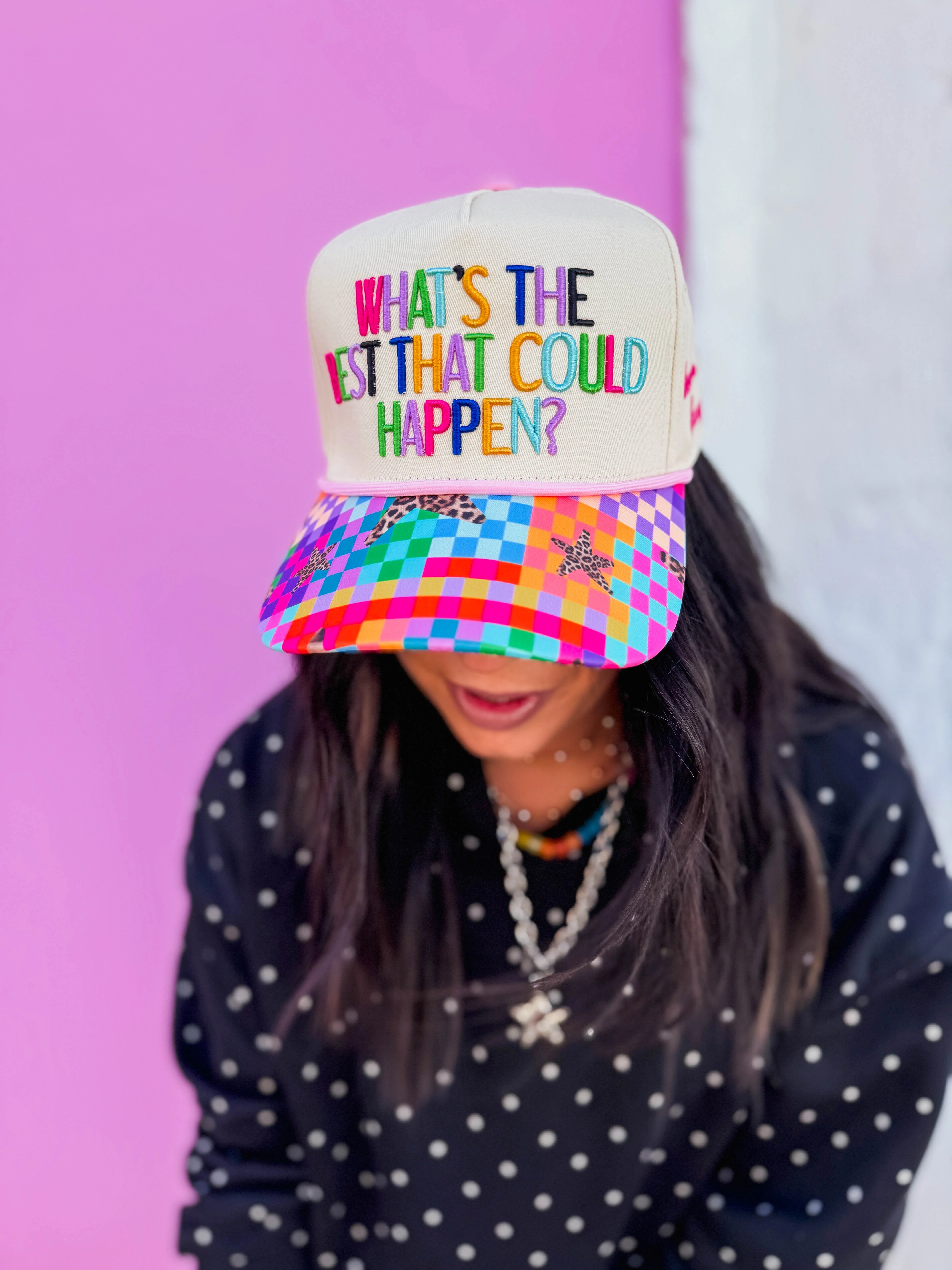 What's The Best That Could Happen Trucker Hat - Image 7