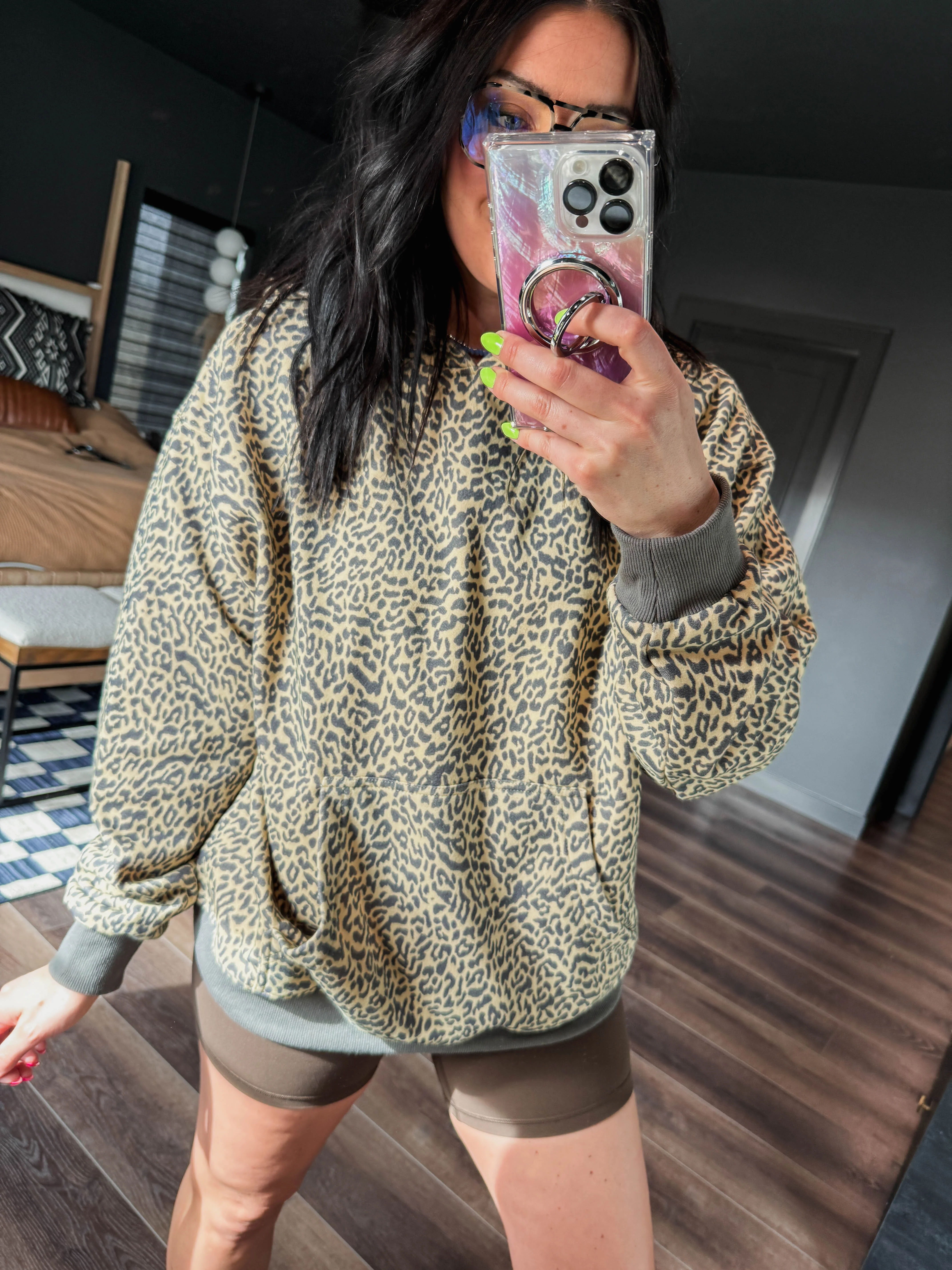 Wild Side Leopard Hoodie - Image 11