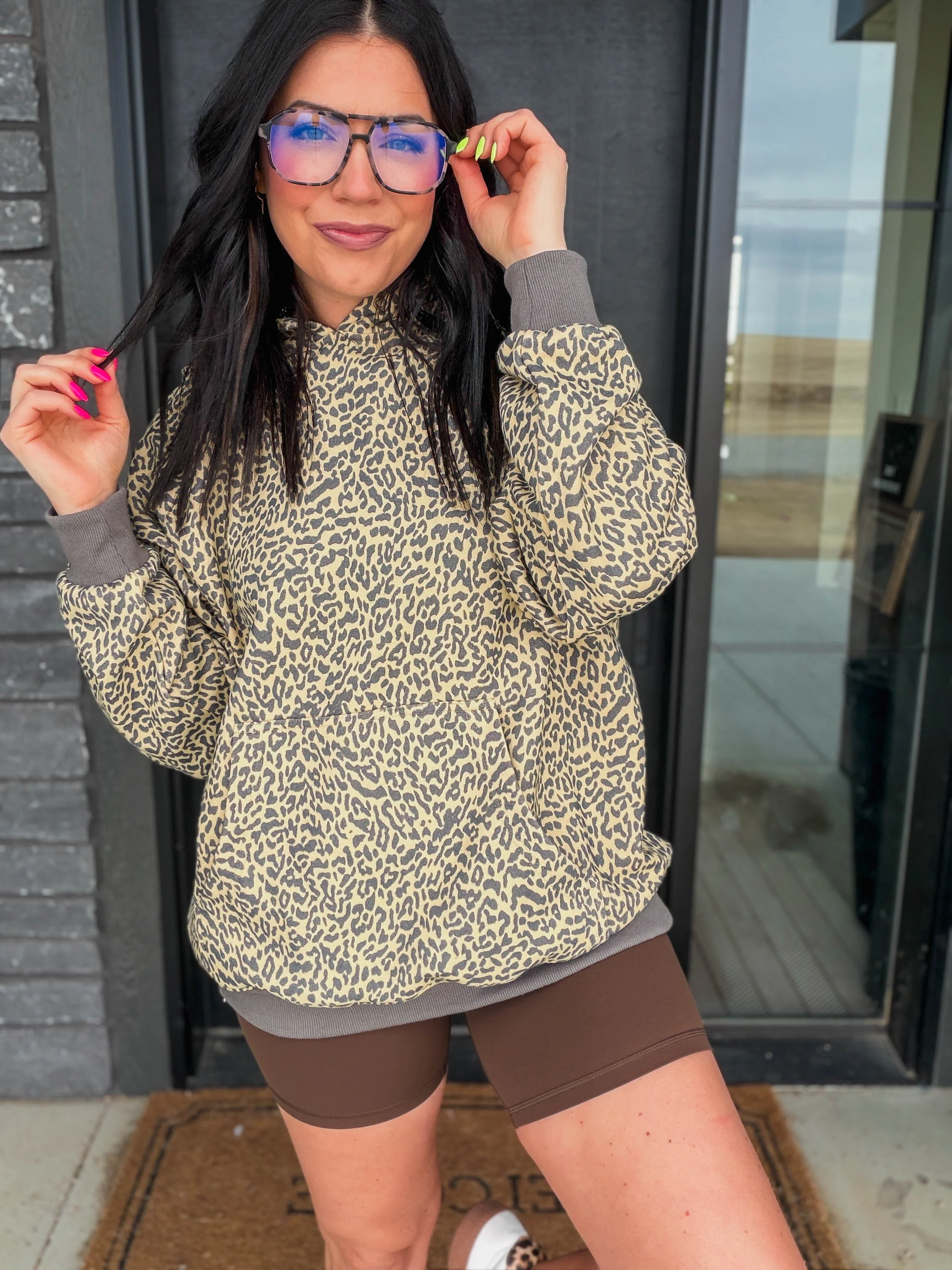 Wild Side Leopard Hoodie - Image 12