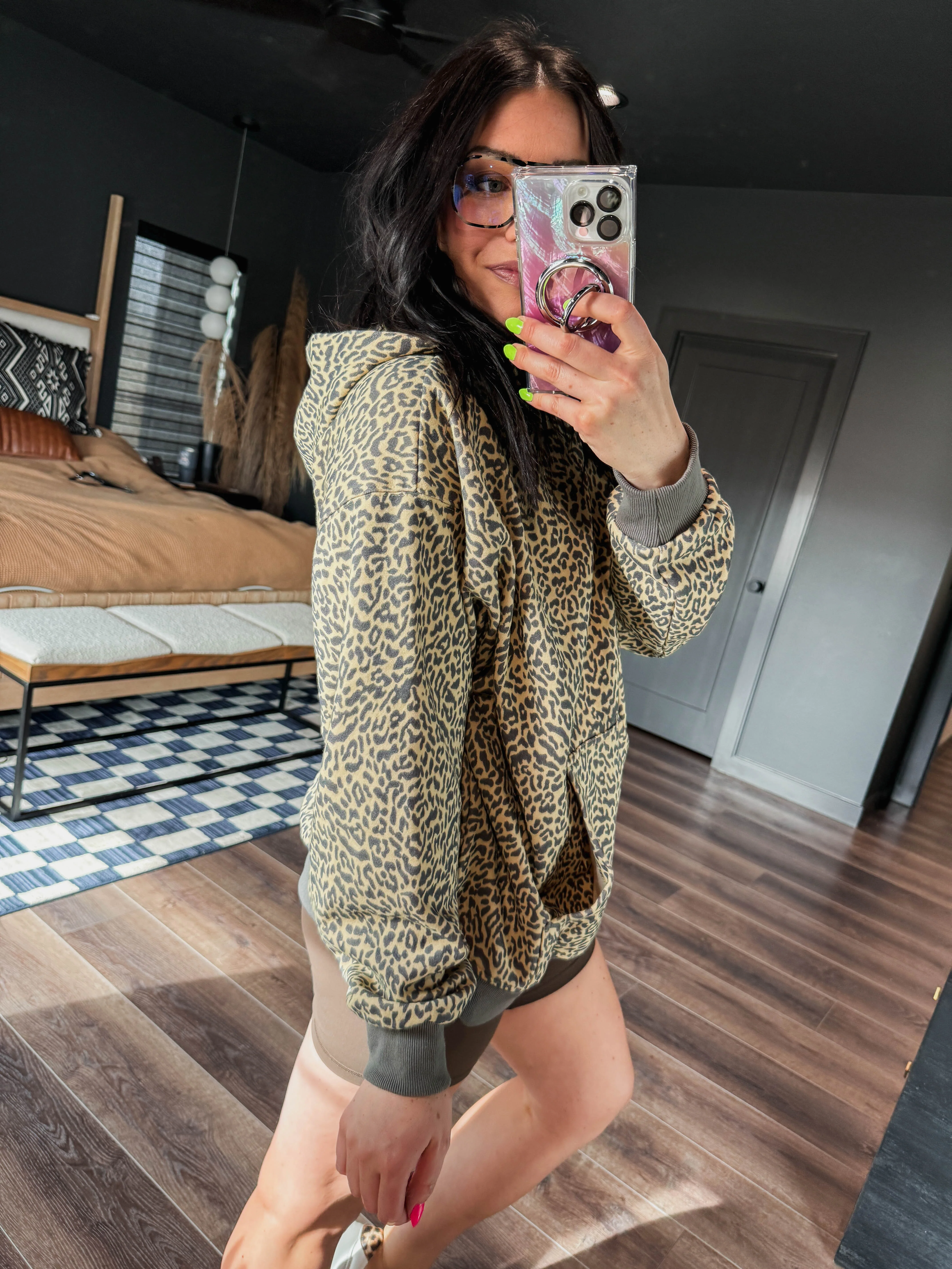 Wild Side Leopard Hoodie - Image 13