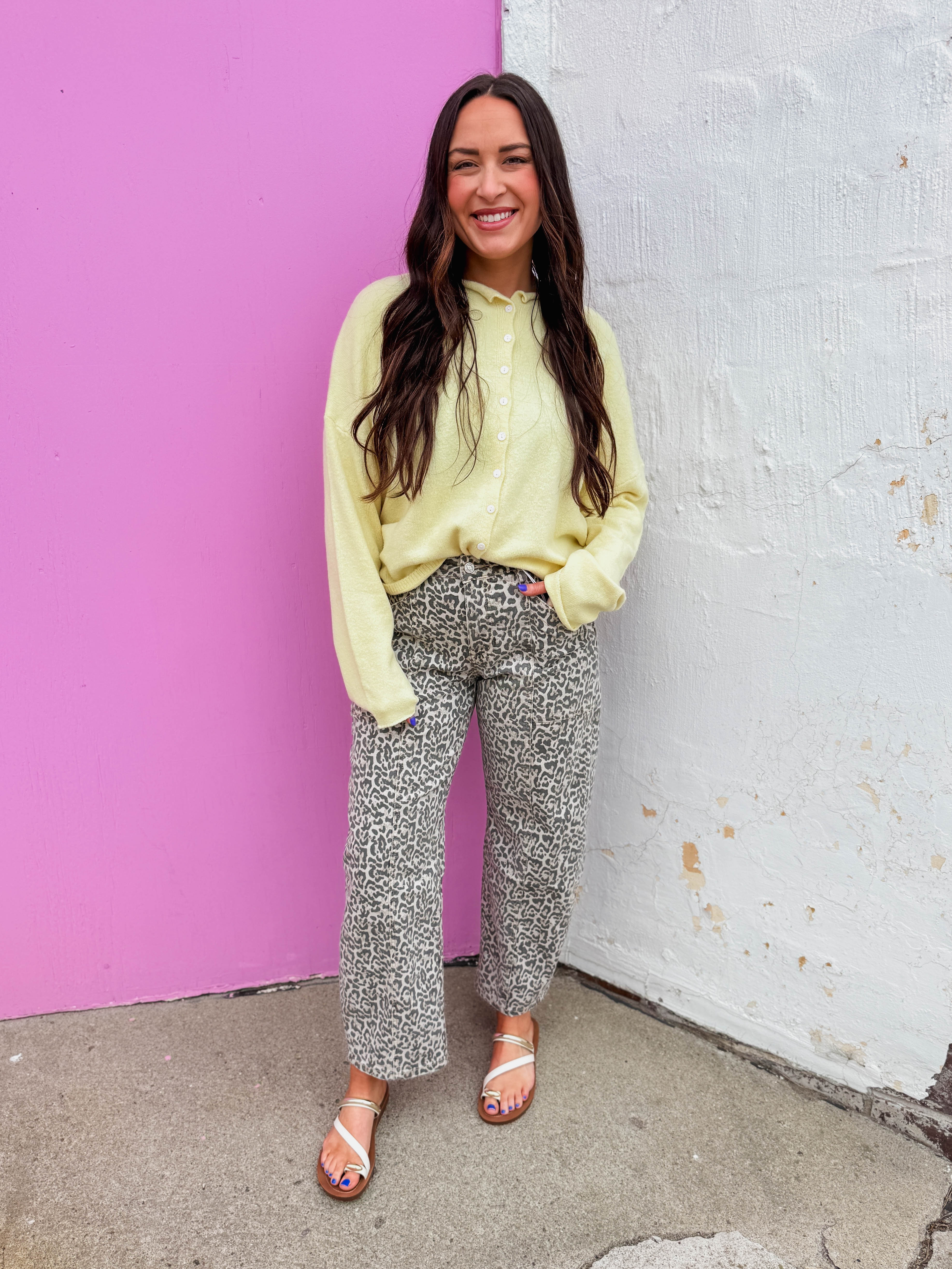 Wild Thing Leopard Barrel Denim - Image 7